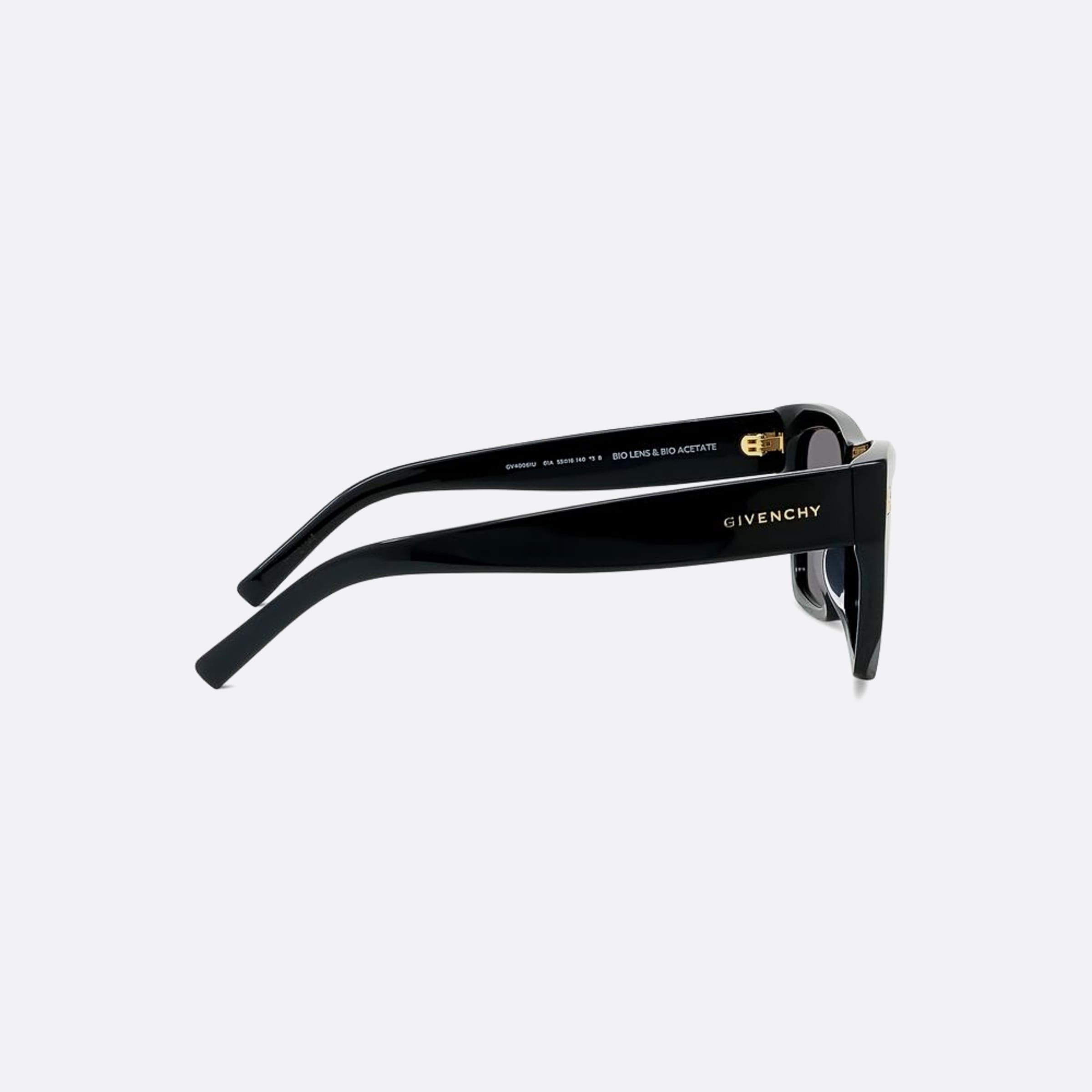 Givenchy 55mm Day 01a Black Squared Women Sunglasses - Additional Angle