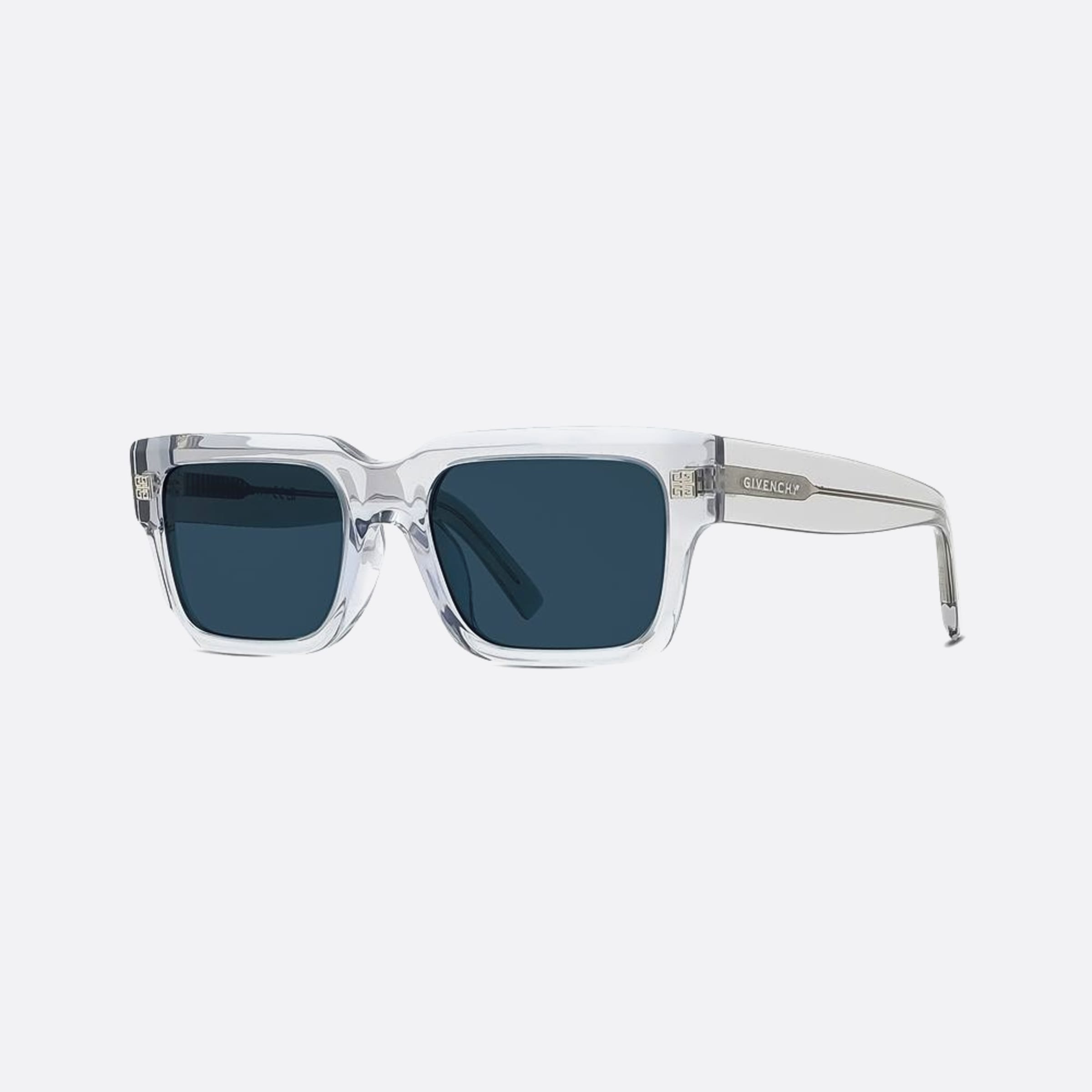Givenchy 53mm Day 20n Grey Geometric Men Sunglasses - Side View