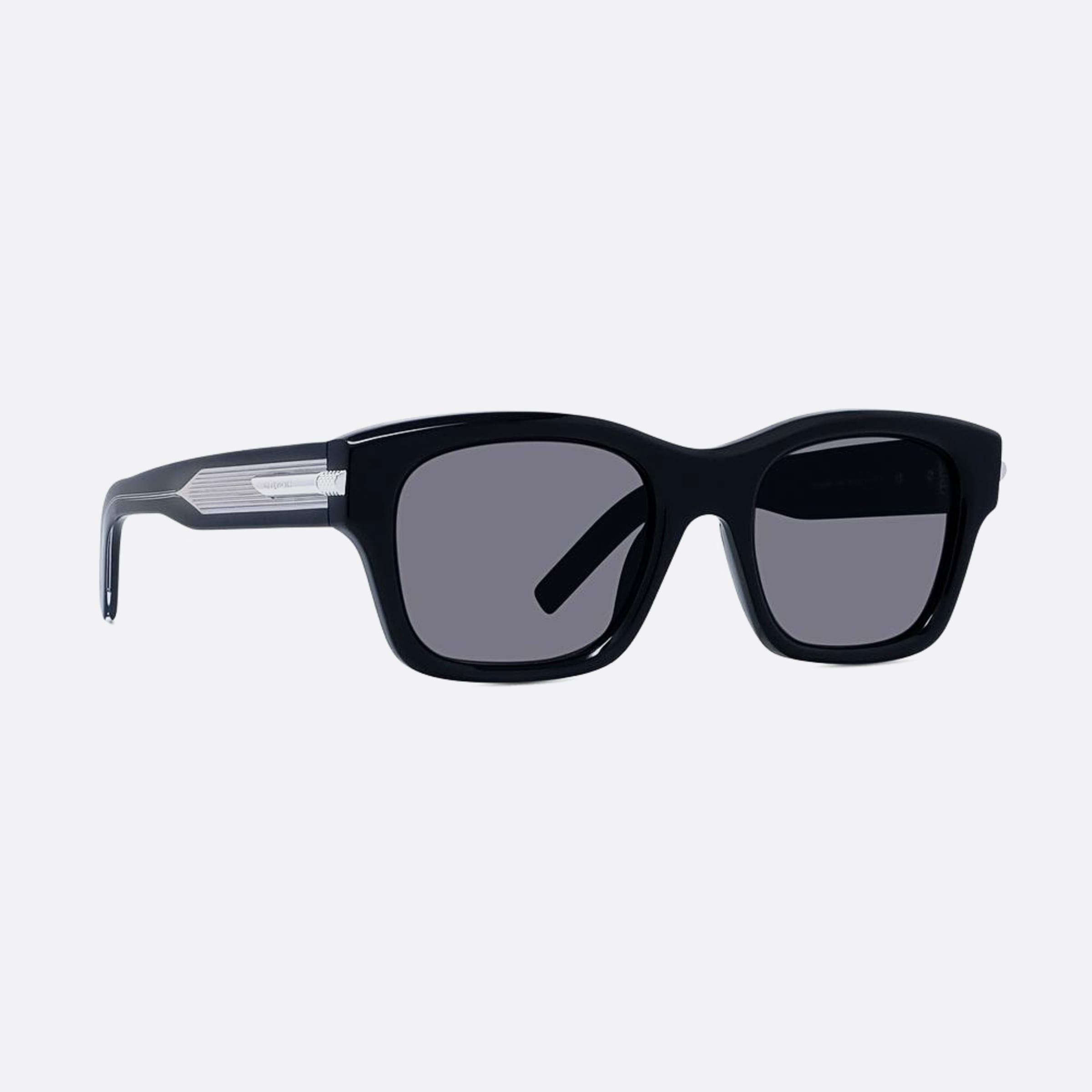 Givenchy 52mm One 01a Black Rectangle Men Sunglasses - Additional Angle