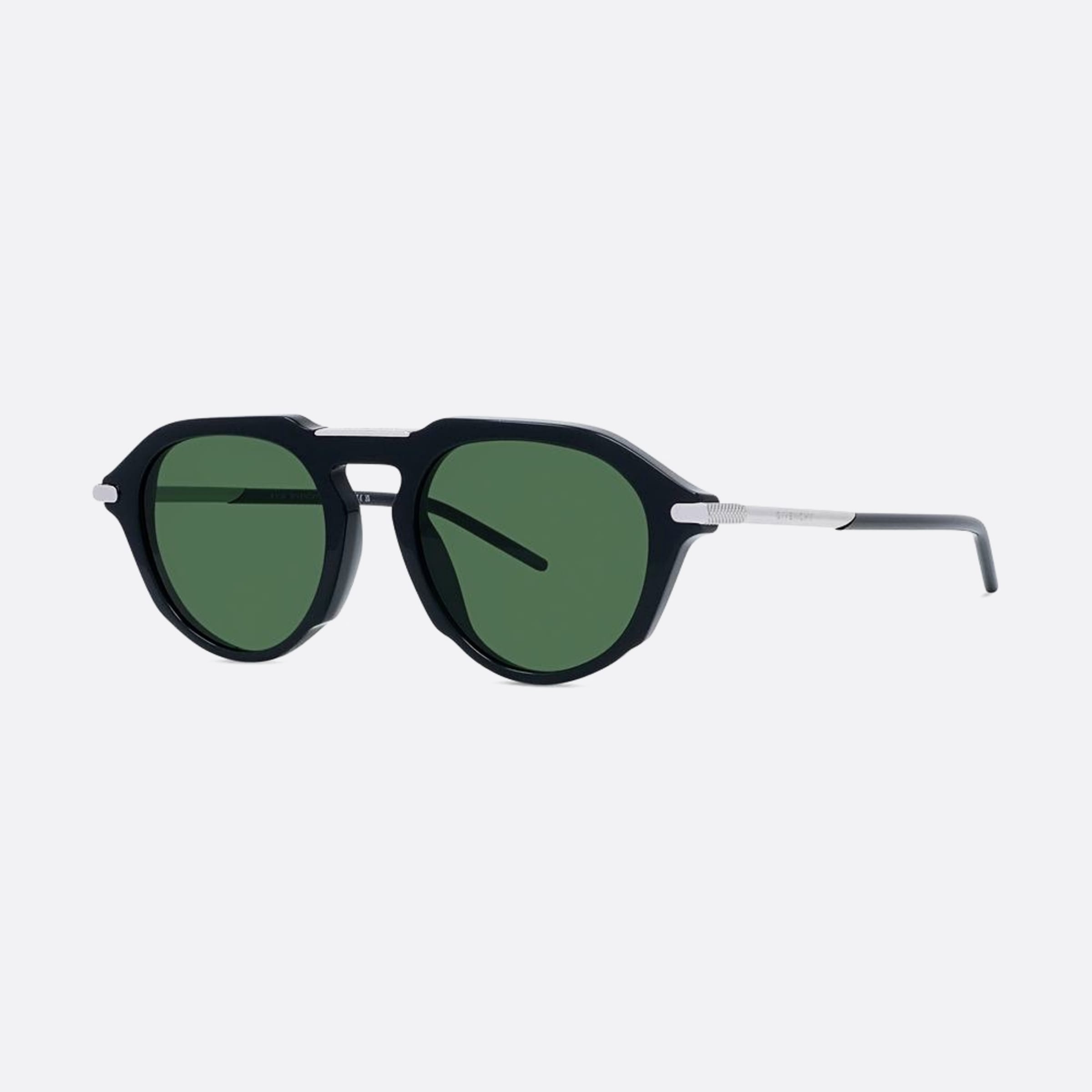 Givenchy 50mm One 01n Black Round Men Sunglasses - Side View
