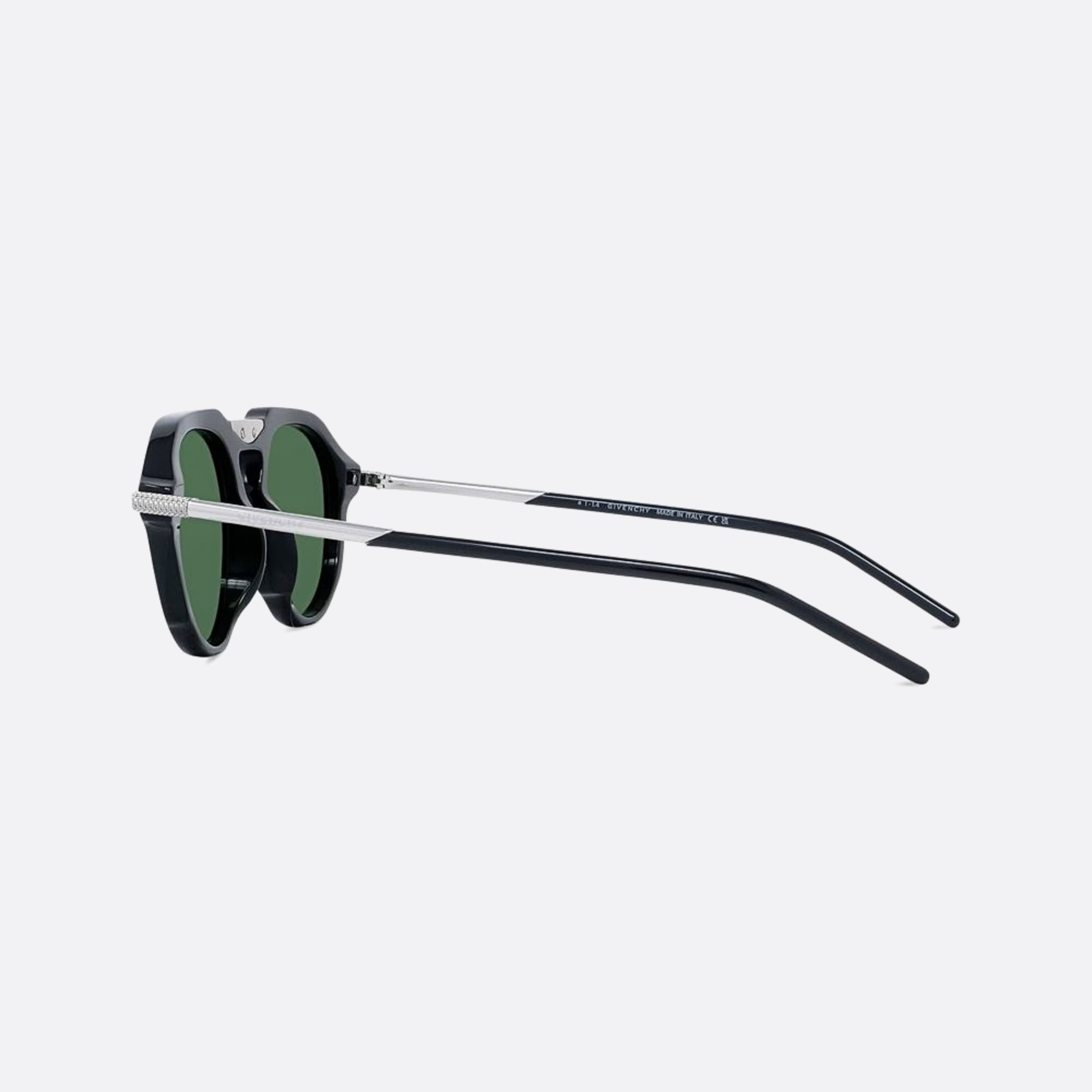 Givenchy 50mm One 01n Black Round Men Sunglasses - Detail View