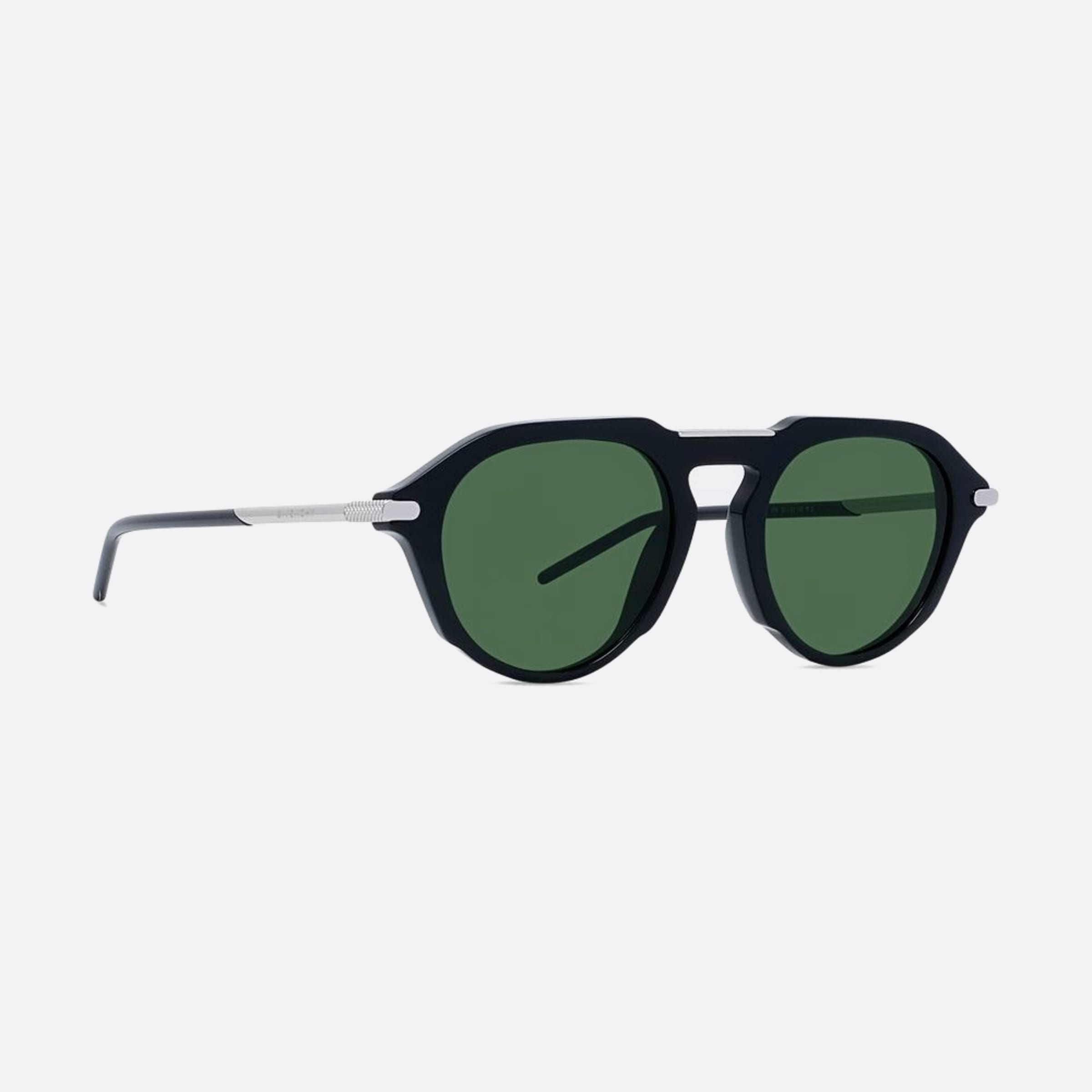 Givenchy 50mm One 01n Black Round Men Sunglasses - Additional Angle