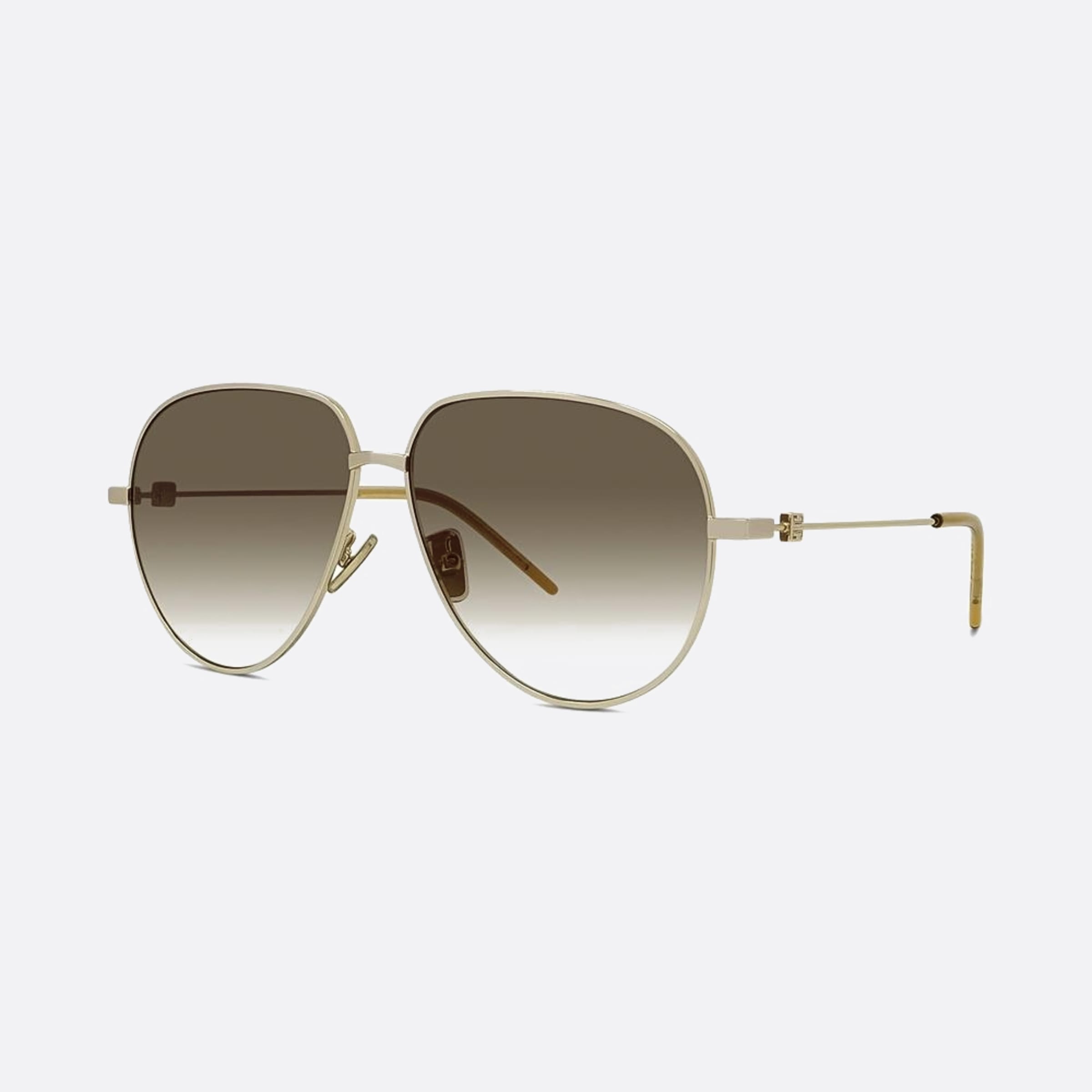 Givenchy 60mm Speed 32f Yellow Pilot Women Sunglasses - Side View