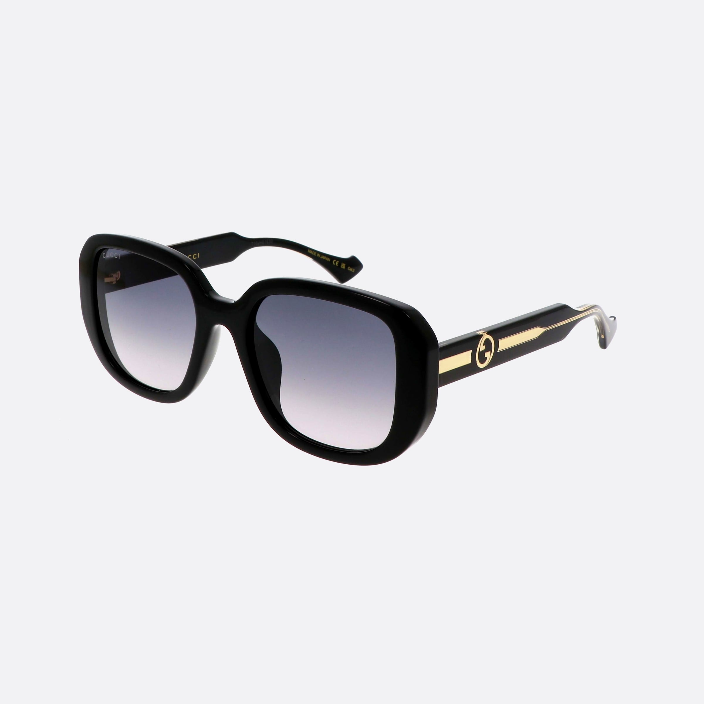 Gucci 54mm Logo Gg1557sk Black Oversize Women Sunglasses - Main View