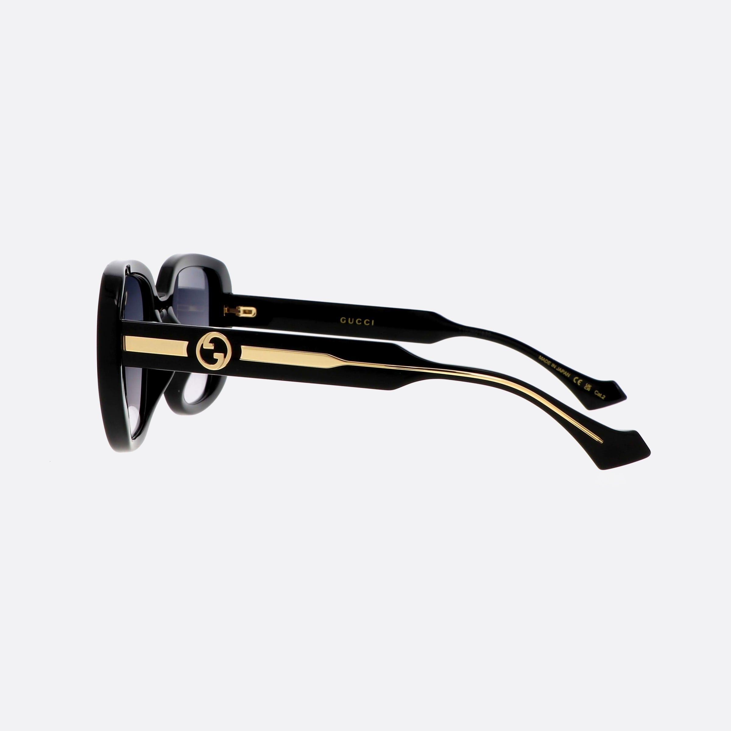 Gucci 54mm Logo Gg1557sk Black Oversize Women Sunglasses - Detail View