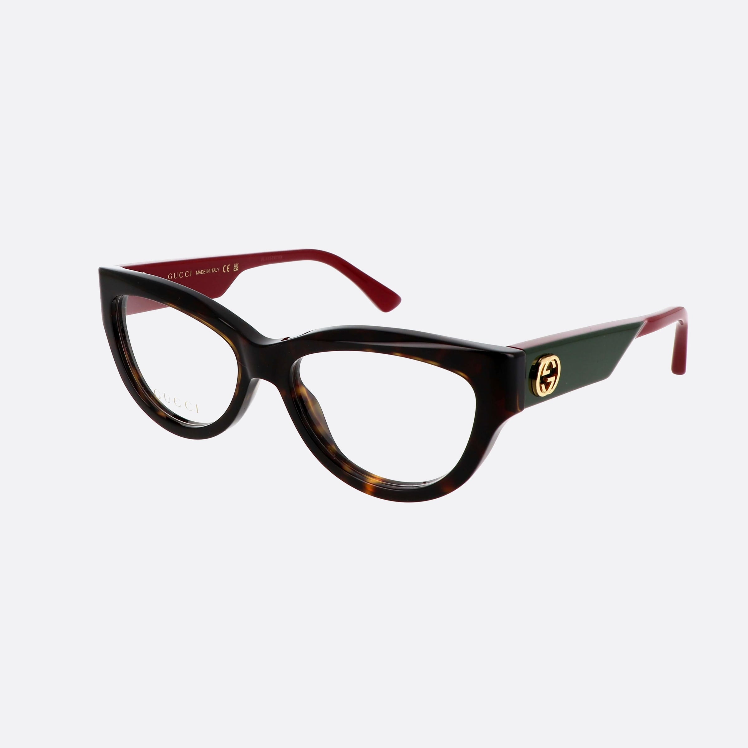 Gucci 53mm Logo Bkbu Black Cat Eye Woman Eyeglasses - Main View