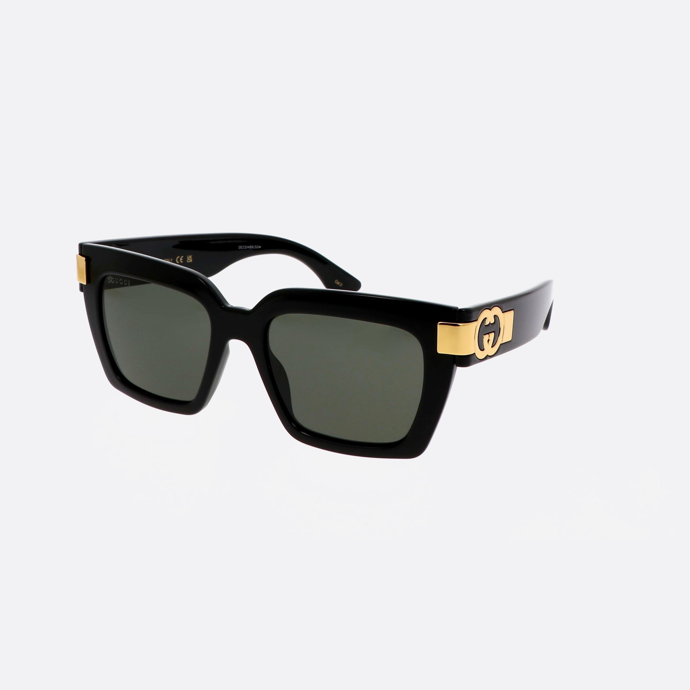 Gucci 54mm Logo Black Butterfly Woman Sunglasses - Main View