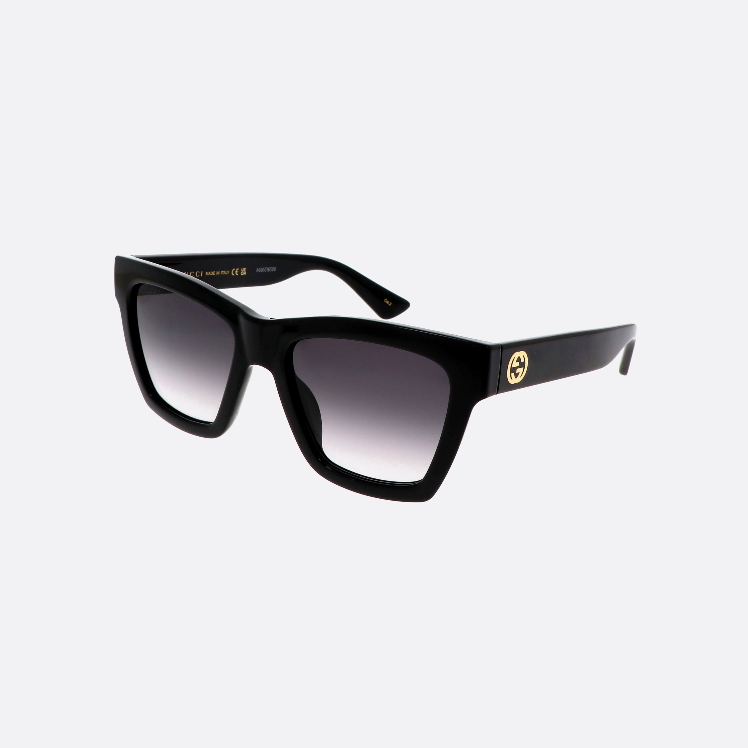 Gucci 54mm Logo Bkgr Black Cat Eye Woman Sunglasses - Main View