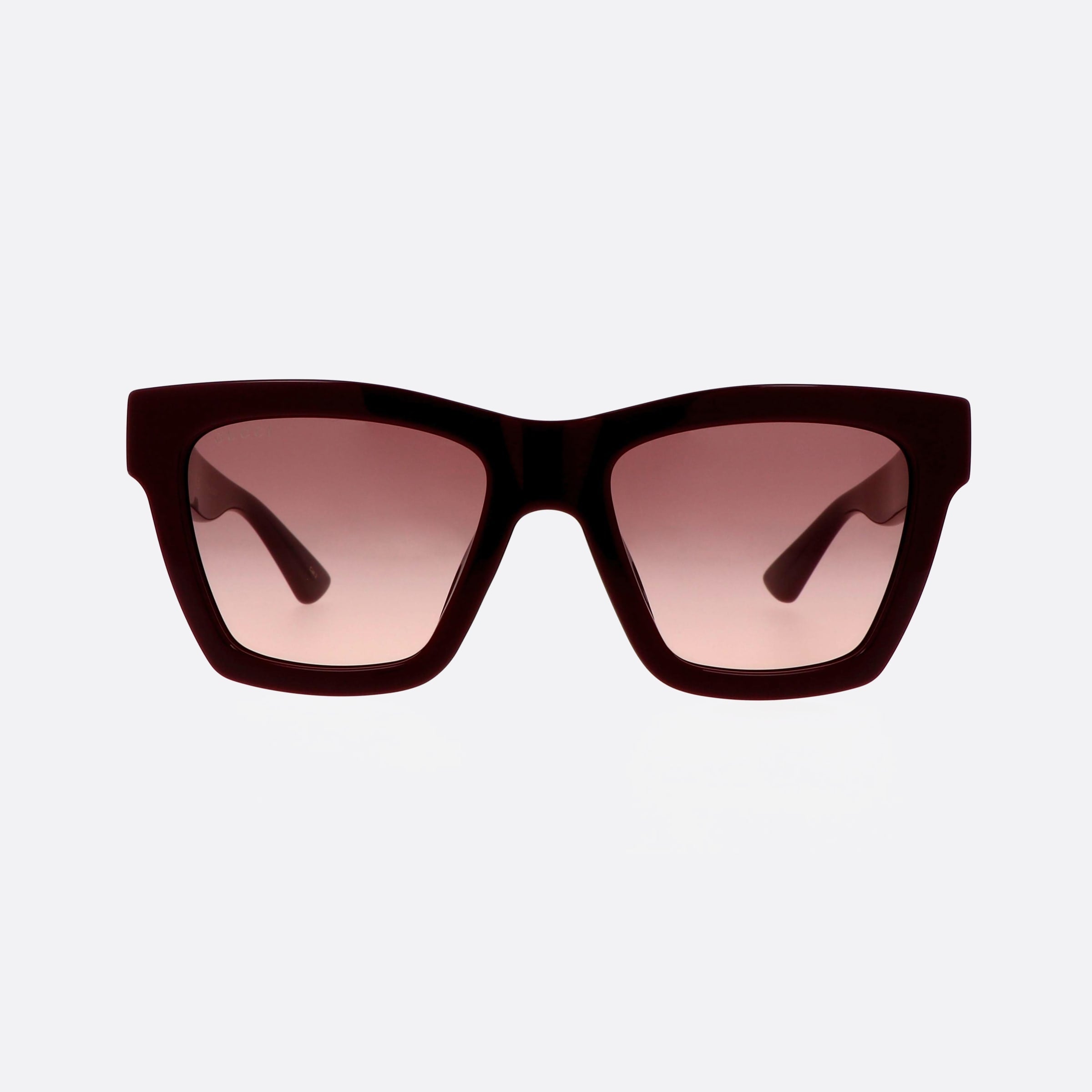 Gucci 54mm Logo Rdpk Red Cat Eye Woman Sunglasses - Side View