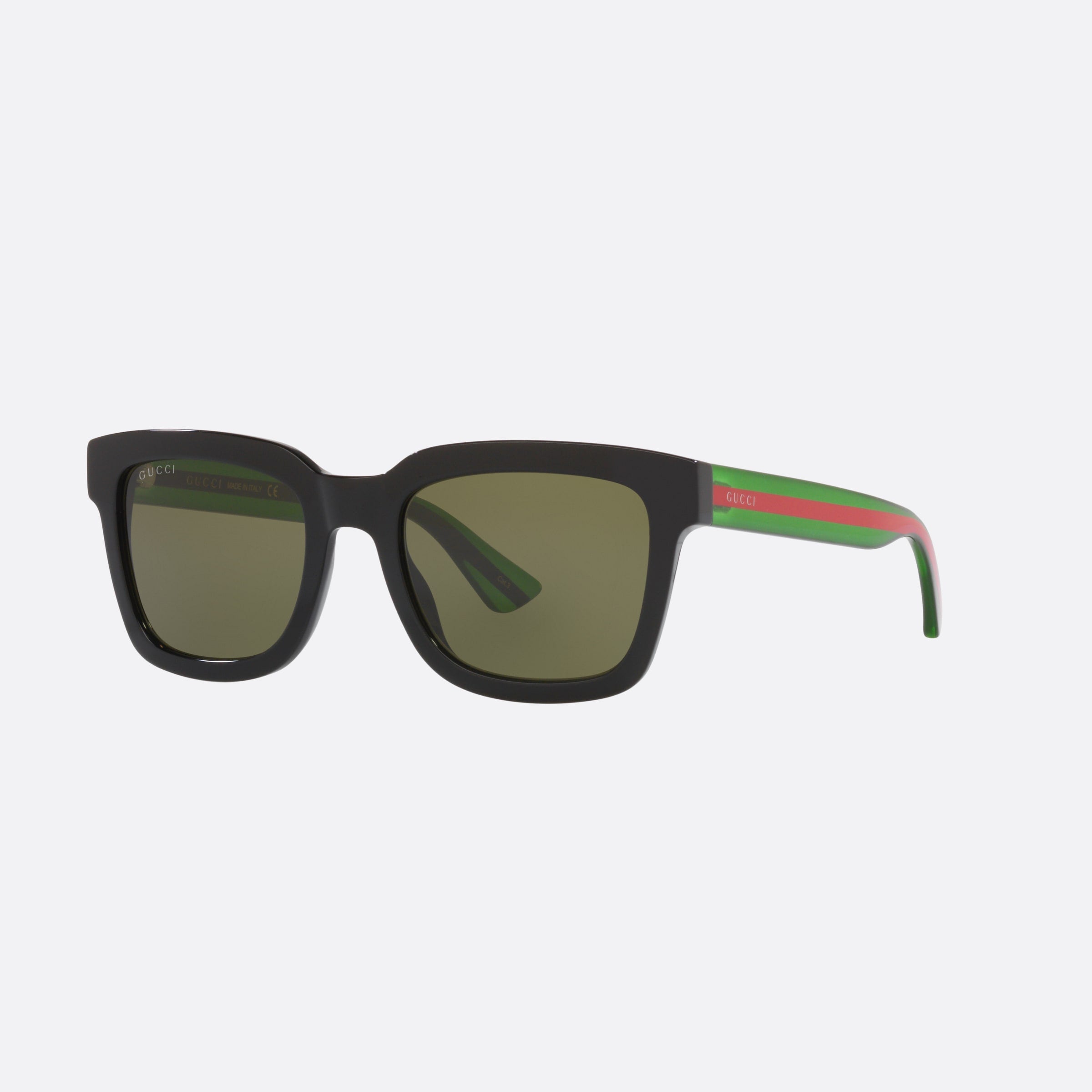 Gucci 52mm Gg0001sn Bgt Black Square Man Sunglasses - Main View