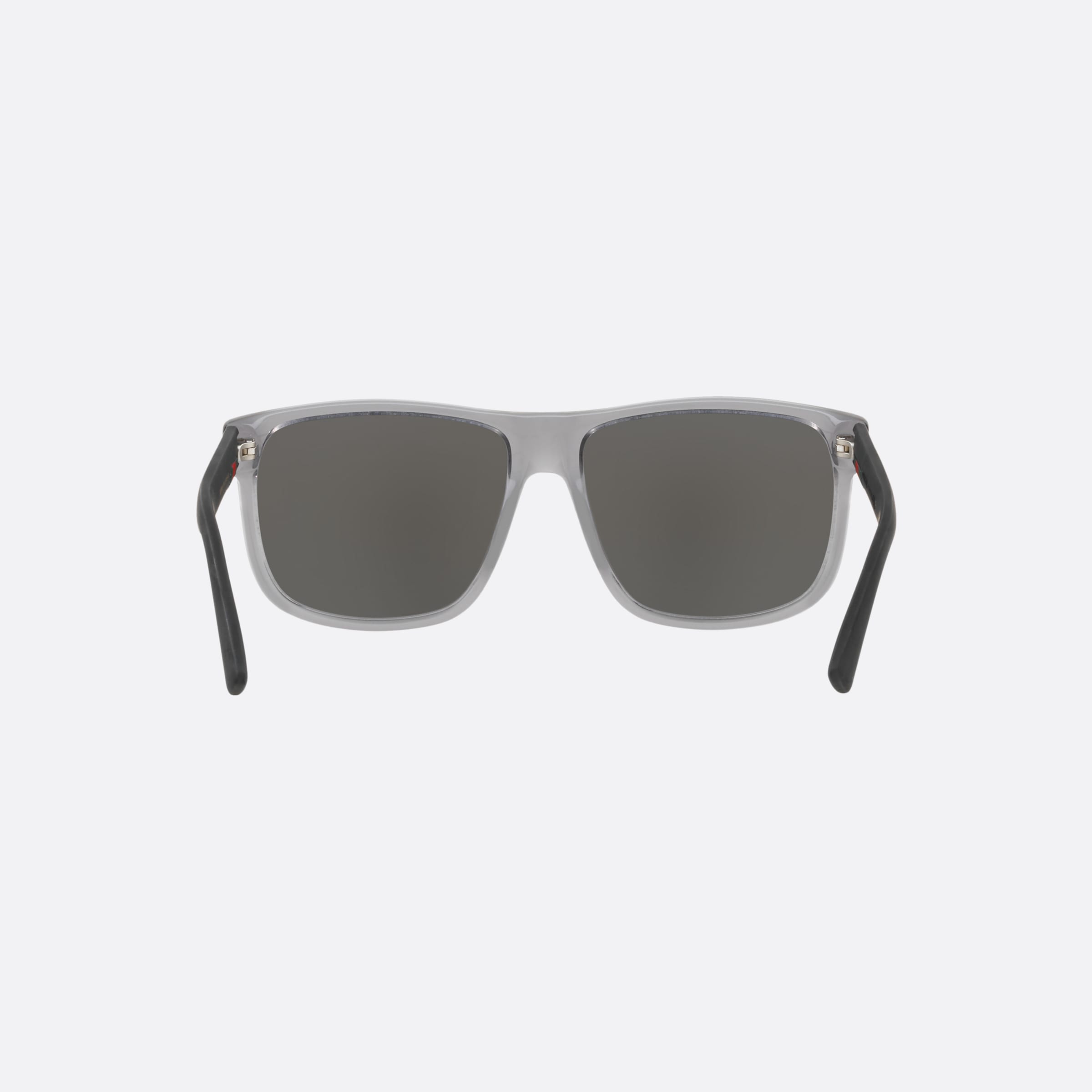 Gucci 58mm Grey Rectangular Polarized Man Sunglasses - Side View