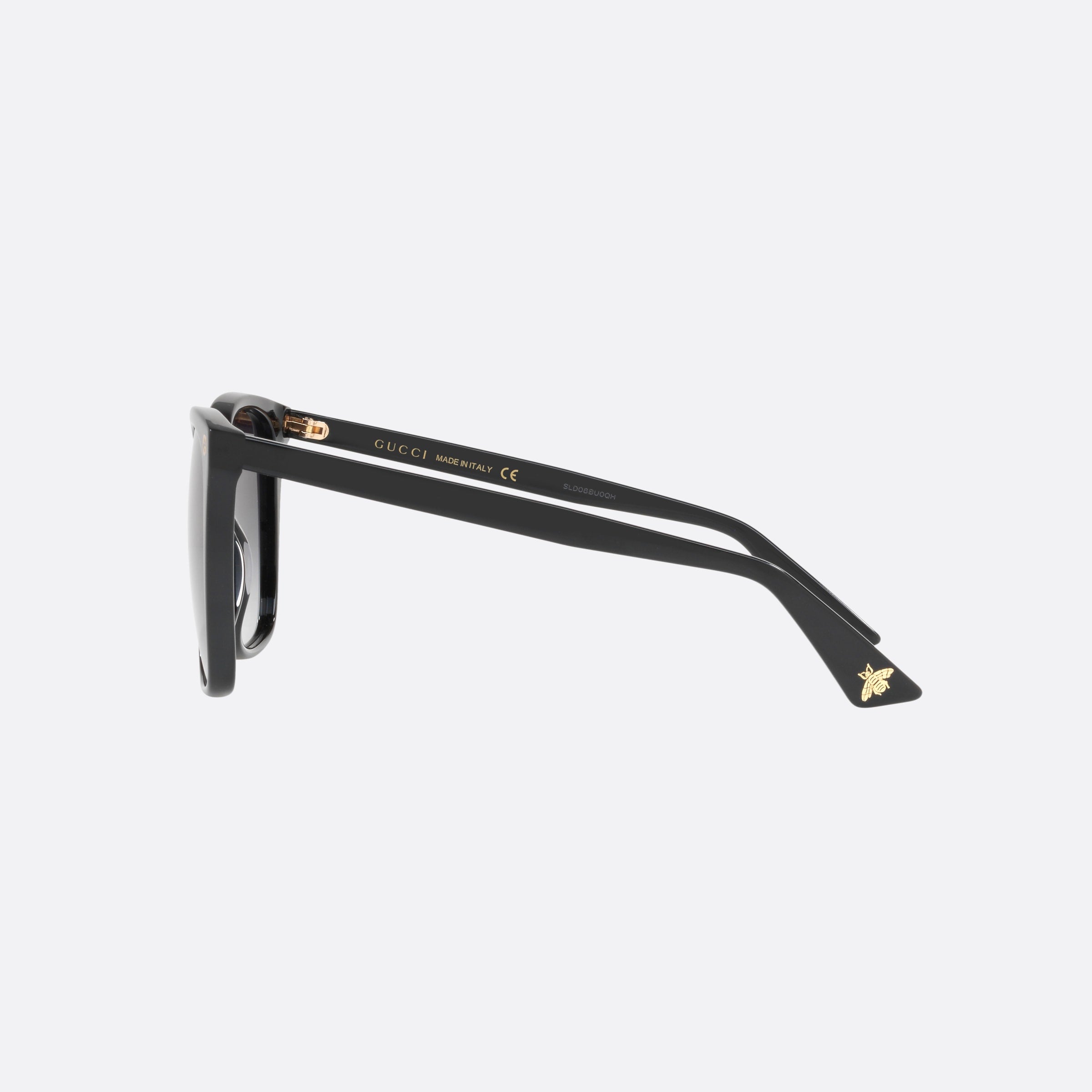 Gucci 57mm Black Cat Eye Woman Sunglasses - Detail View