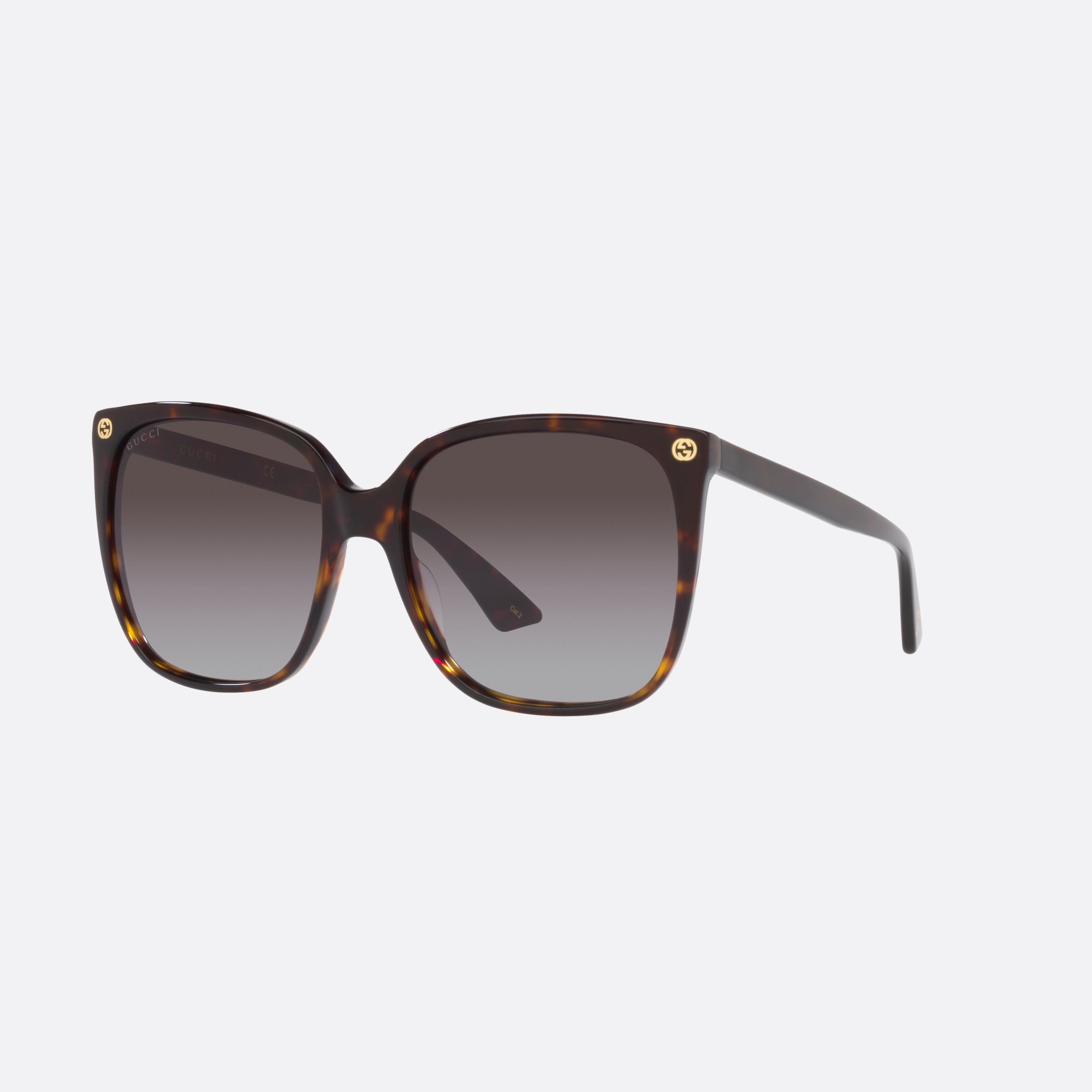 Gucci 57mm Tortoise Cat Eye Woman Sunglasses - Main View
