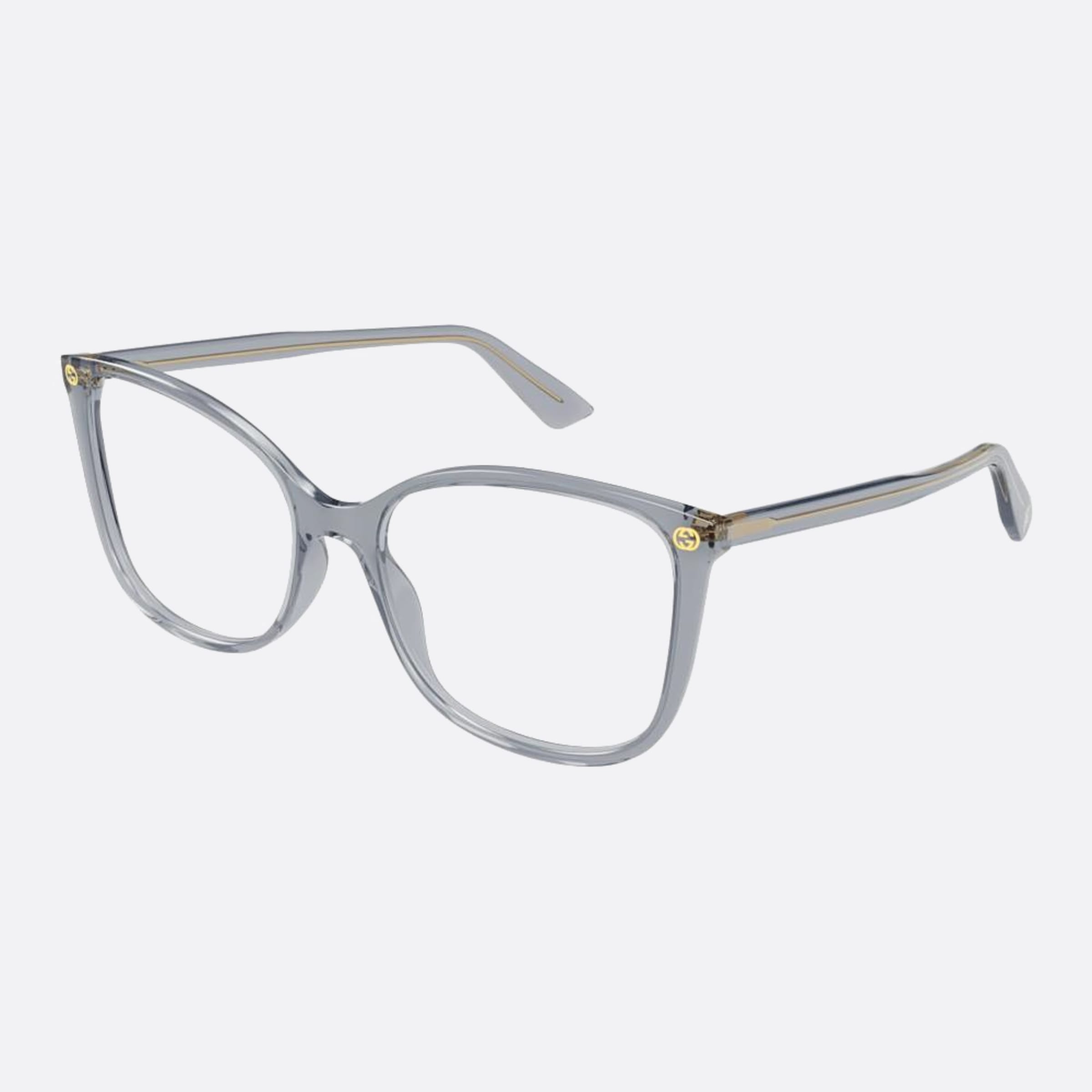 Gucci 53mm Lbl Blue Butterfly Woman Eyeglasses - Side View