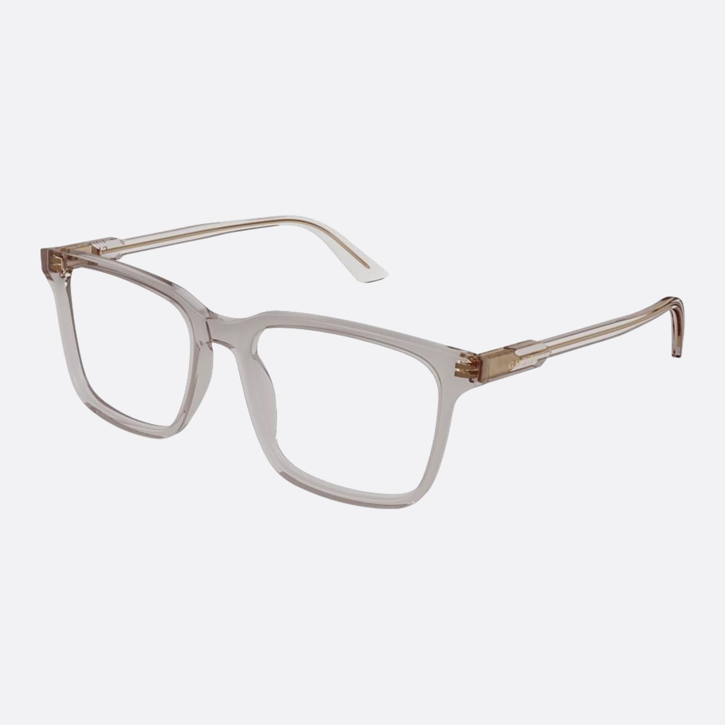 Gucci 53mm Grey Butterfly Woman Eyeglasses - Side View