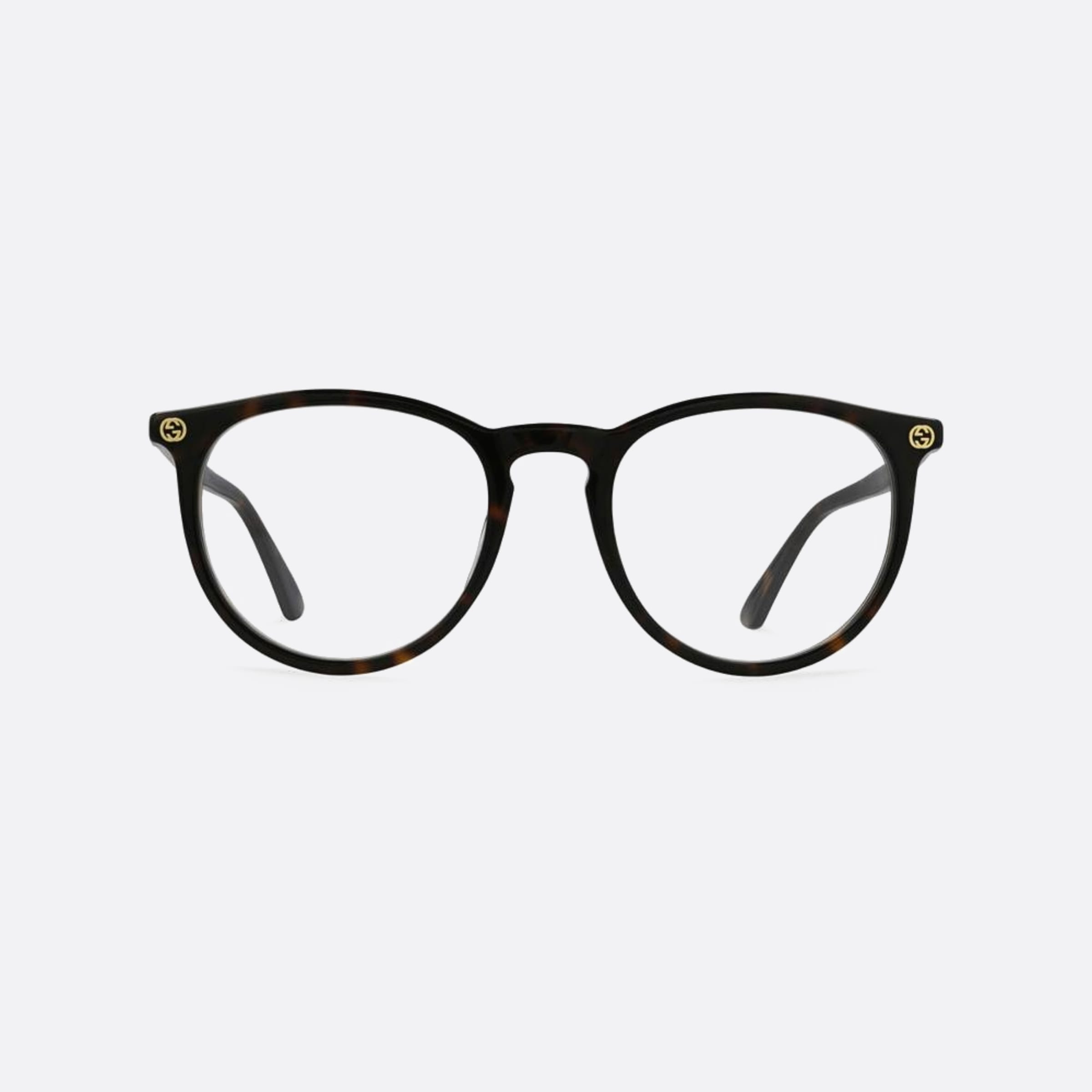 Gucci 50mm Havana Pantos Woman Eyeglasses - Main View