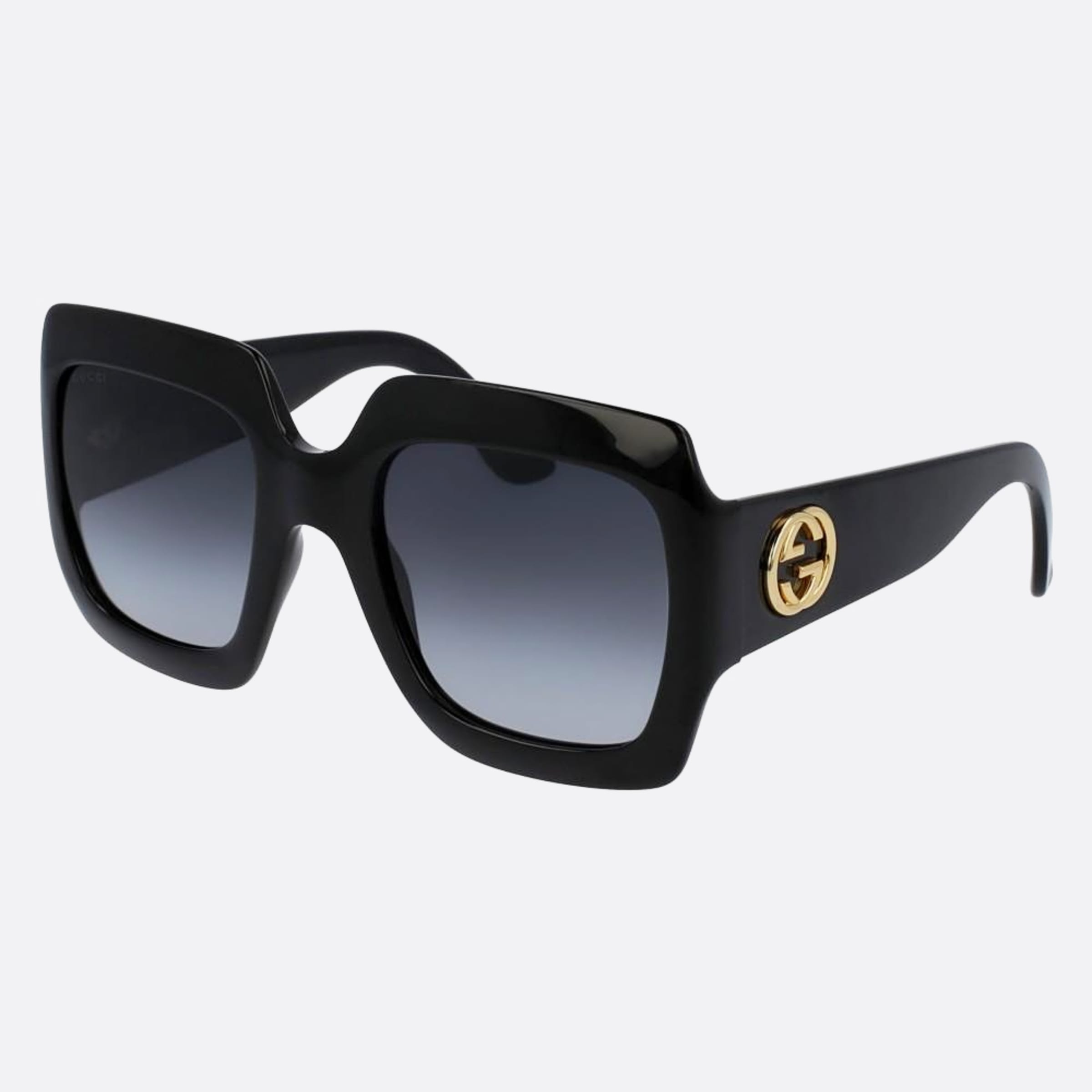 Gucci 54mm Gg0053sn Black Visor Woman Sunglasses - Side View