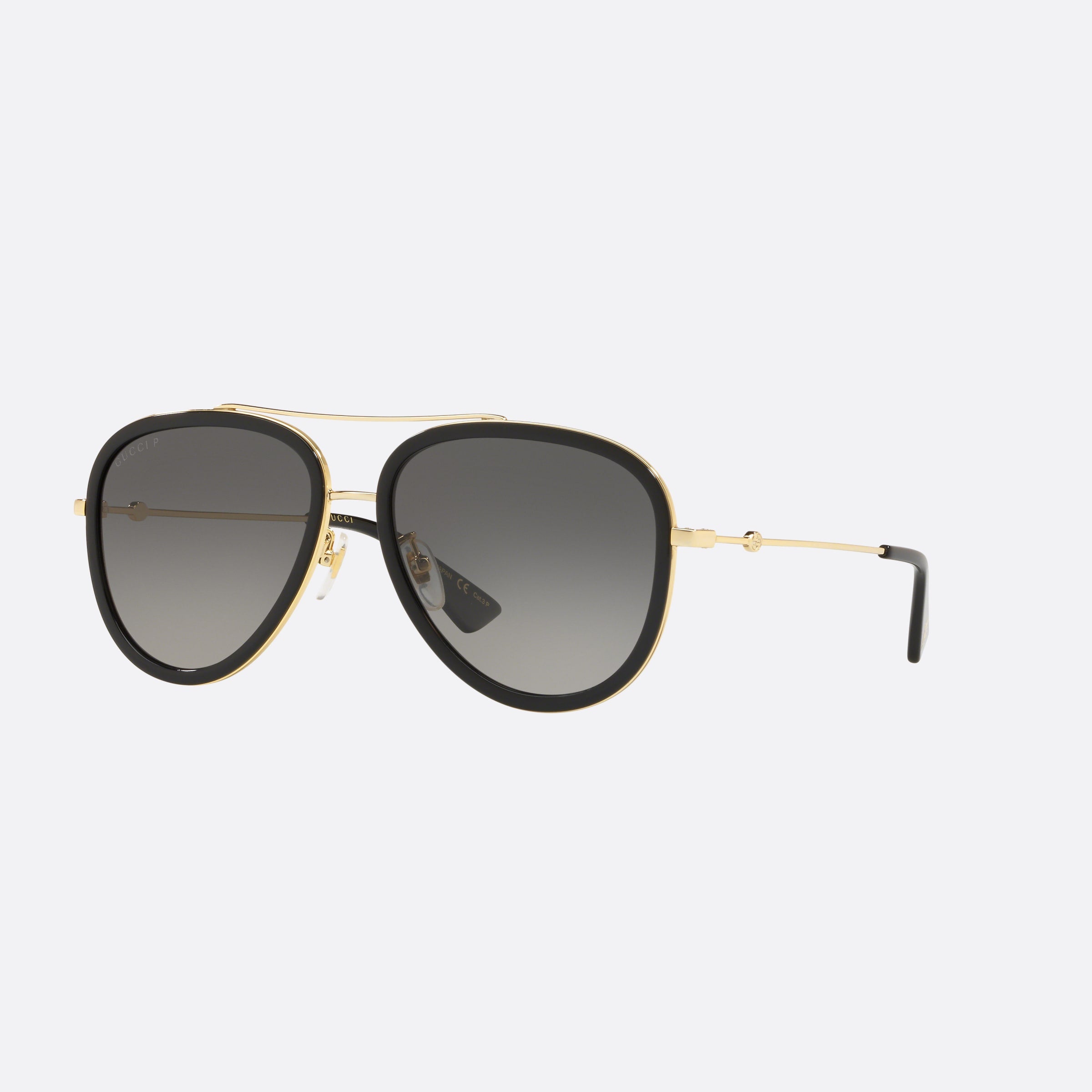 Gucci 57mm Tortoise Pilot Woman Sunglasses - Main View