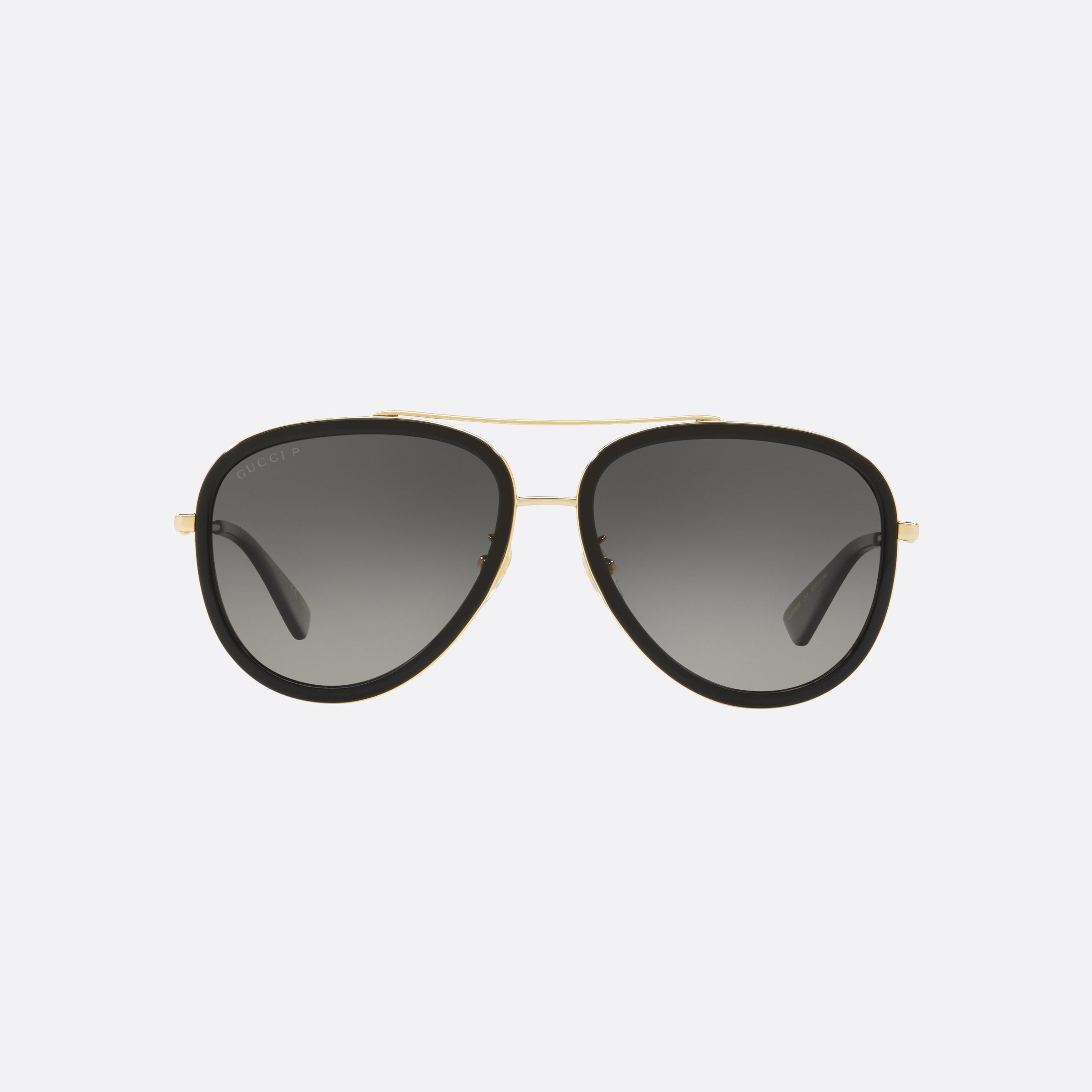 Gucci 57mm Tortoise Pilot Woman Sunglasses - Side View