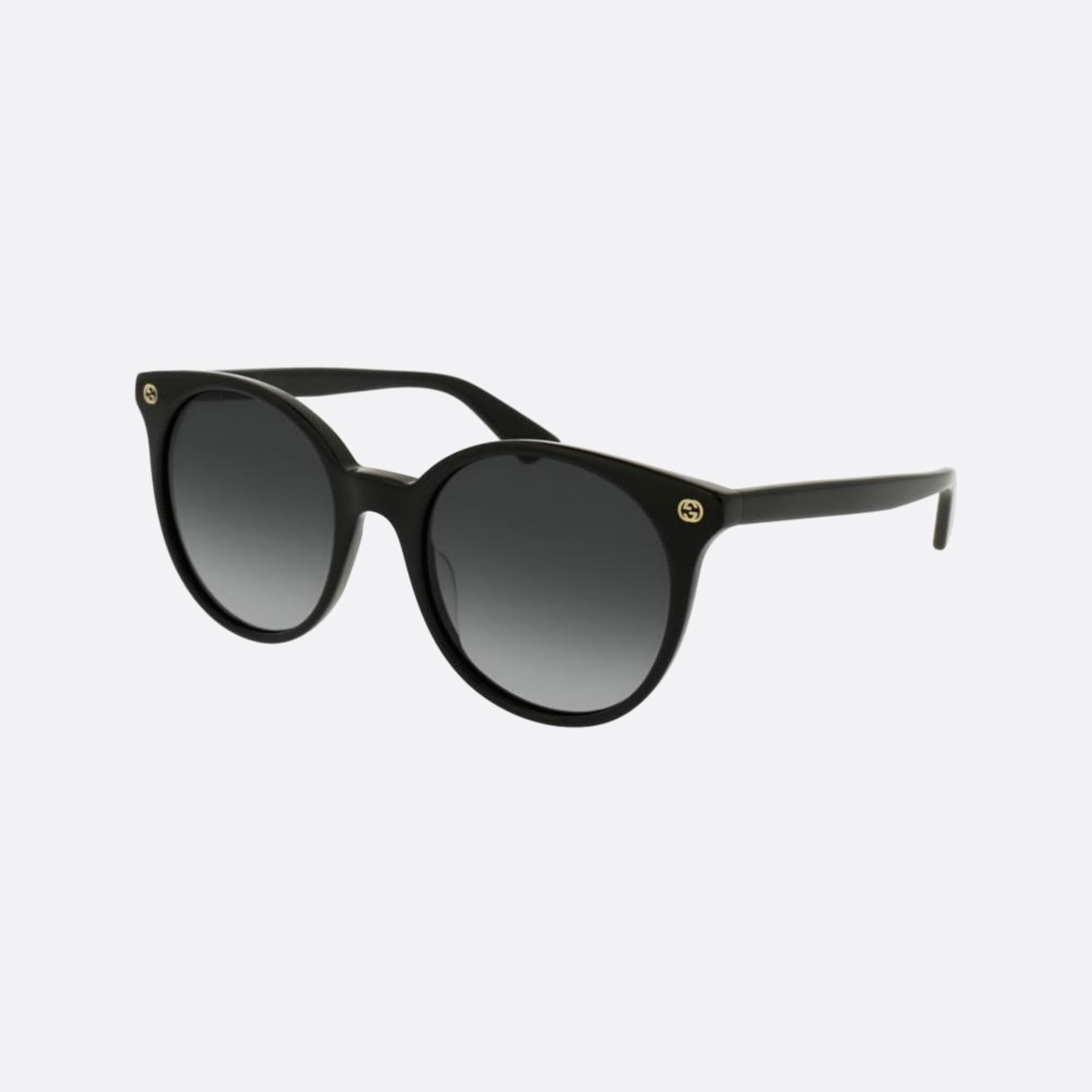 Gucci 52mm Black Pantos Woman Sunglasses - Side View