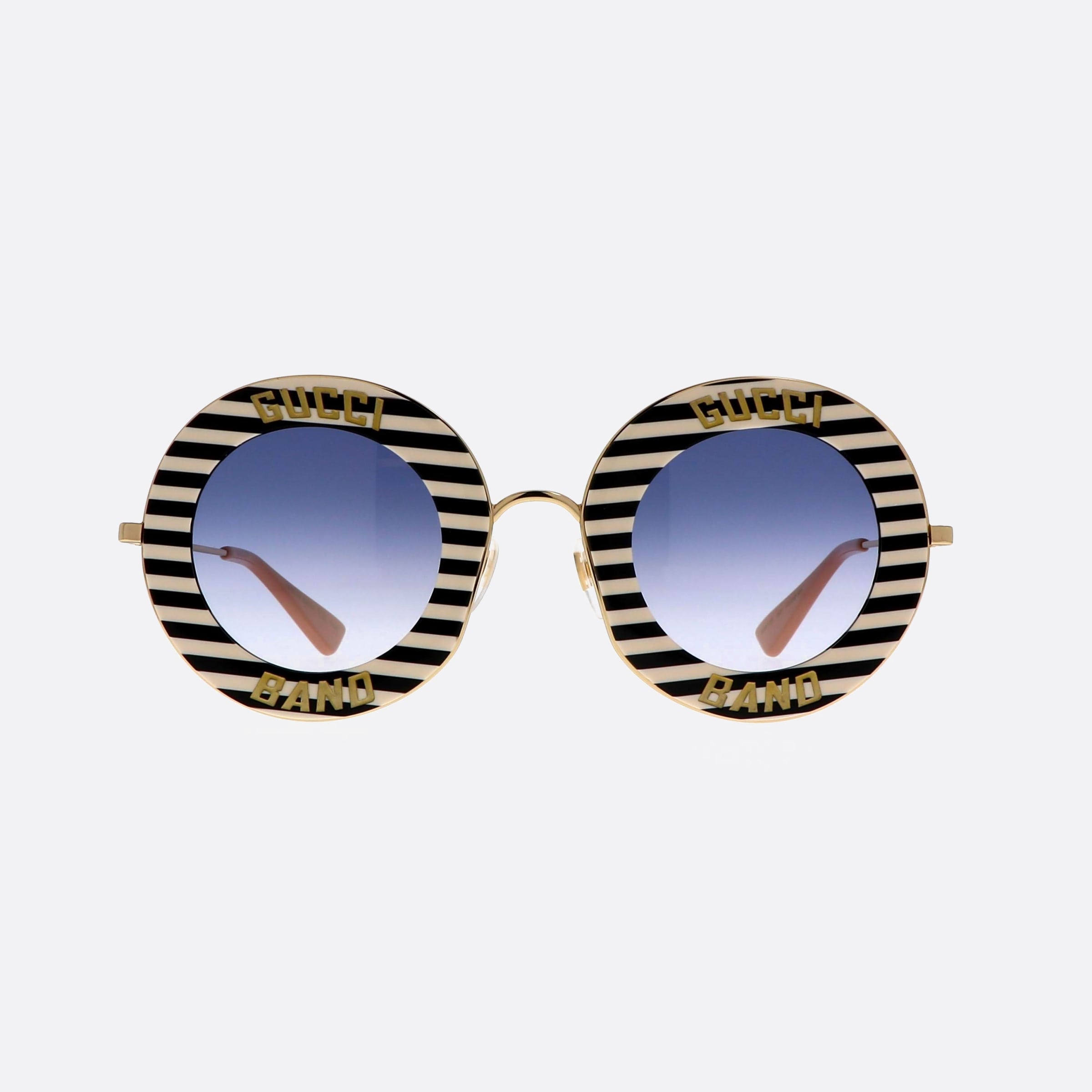Gucci 55mm Other Colors Round Unisex Sunglasses - Side View