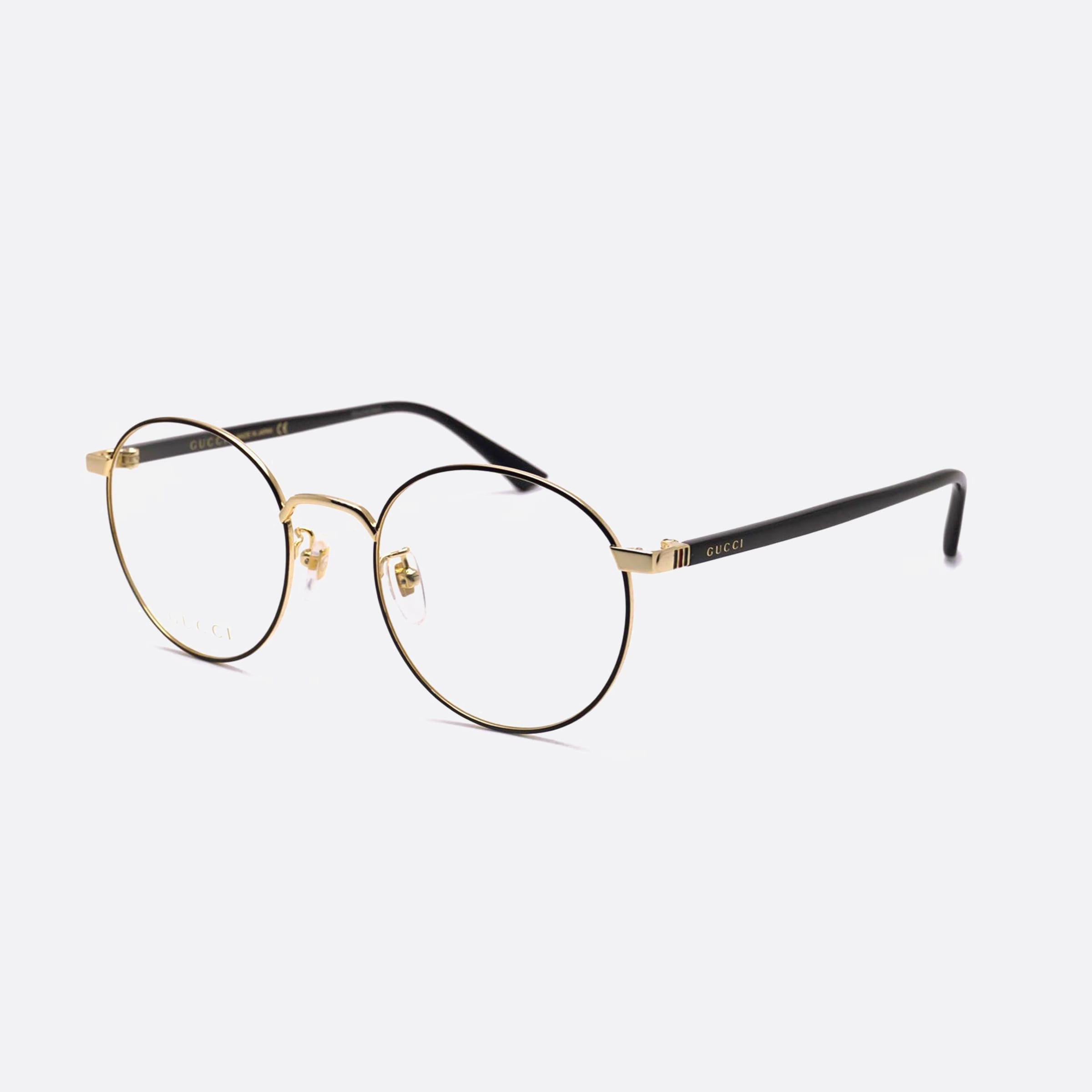Gucci 52mm Gg0297ok Black Round Unisex Eyeglasses - Main View