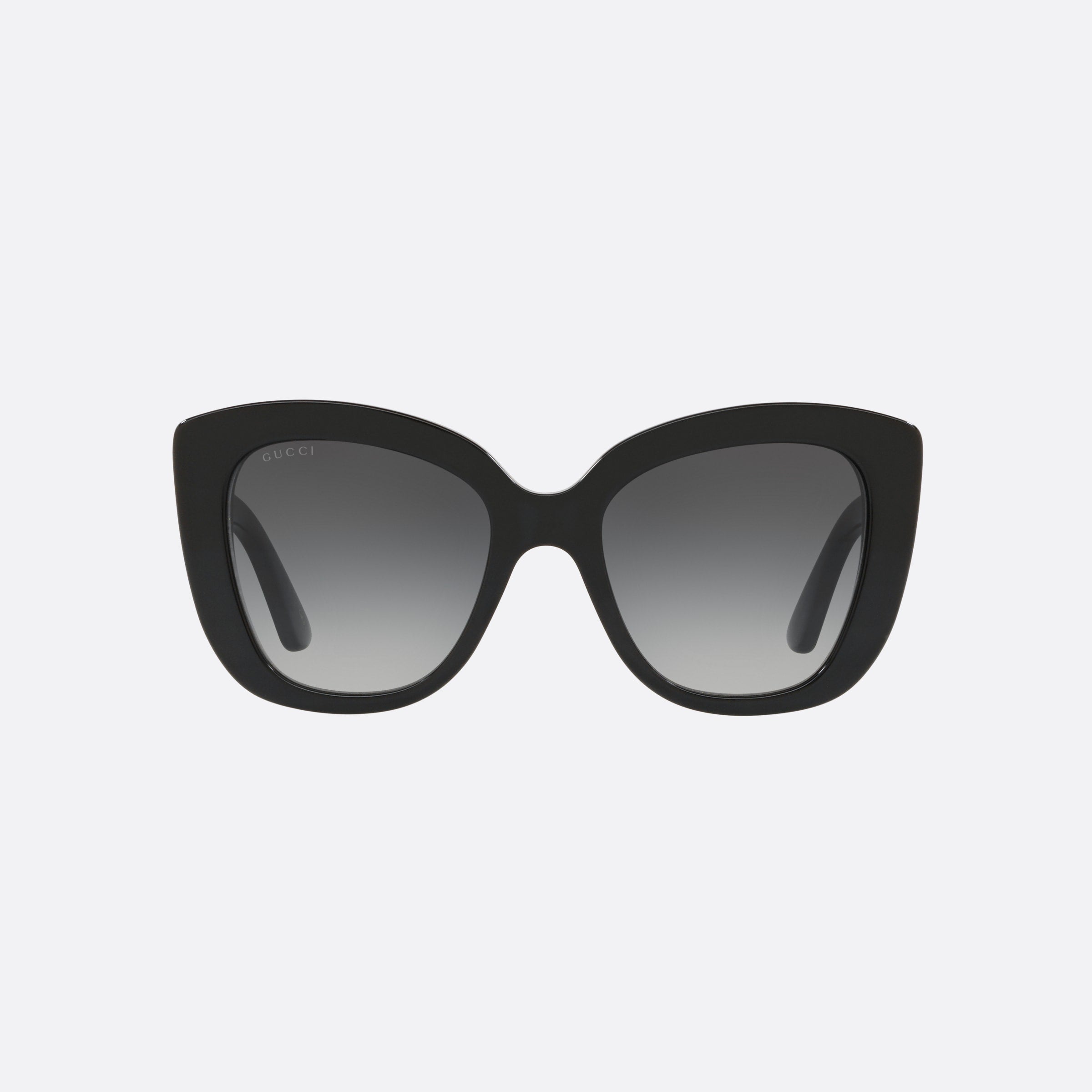 Gucci 52mm Black Cat Eye Woman Sunglasses - Side View