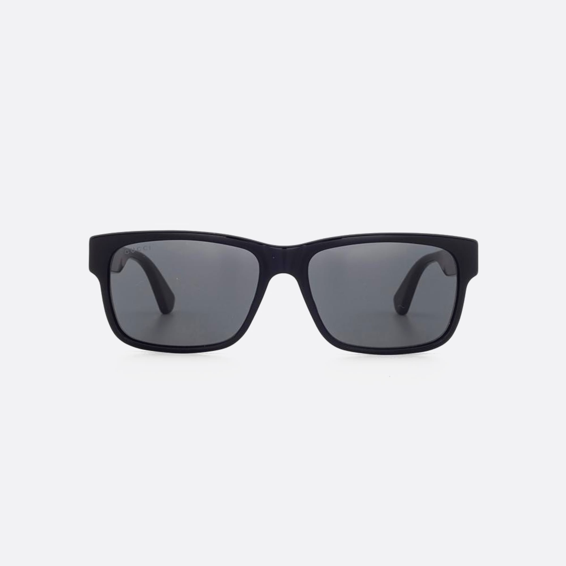 Gucci 58mm Black Geometric Man Sunglasses - Main View