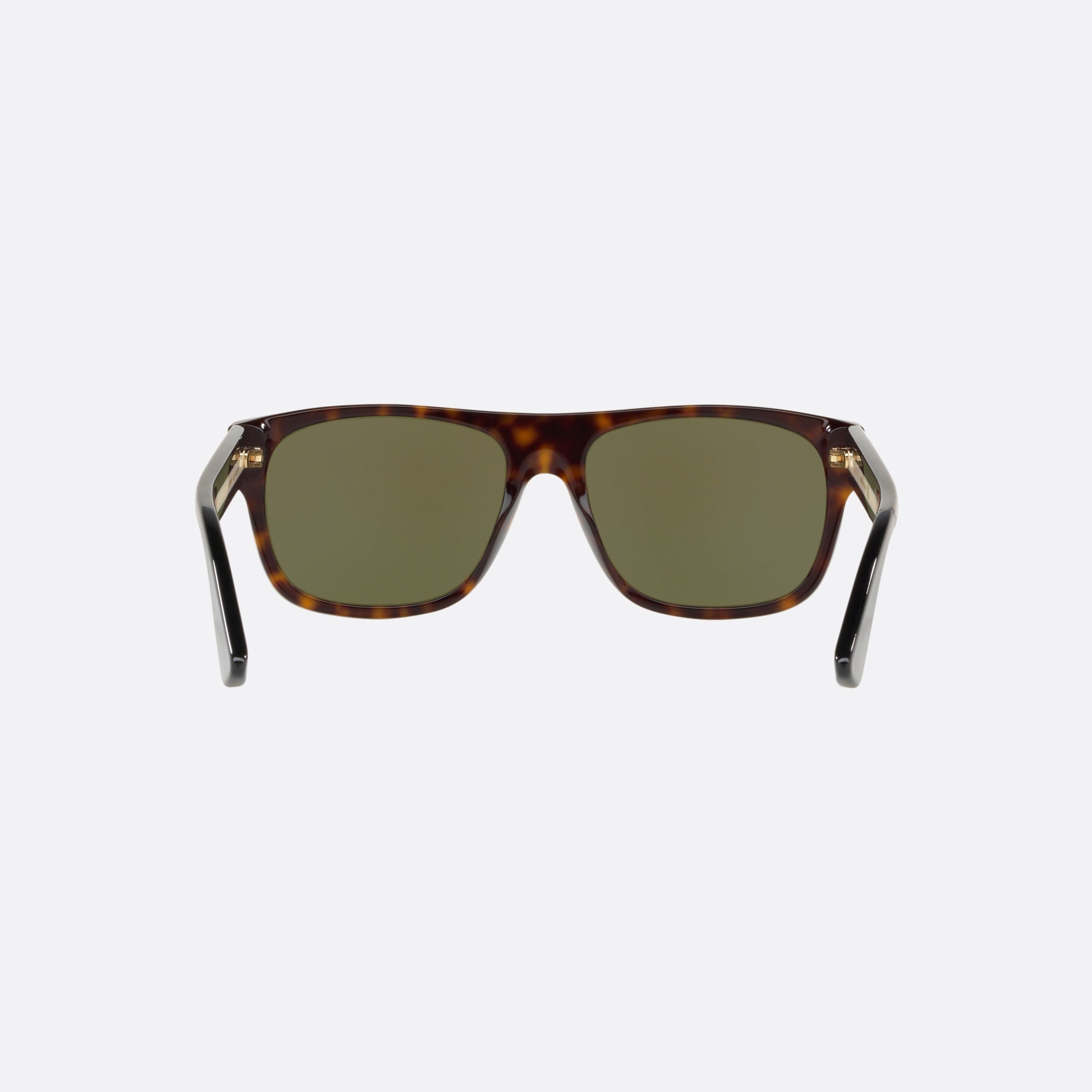 Gucci 56mm Black Rectangular Man Sunglasses - Side View