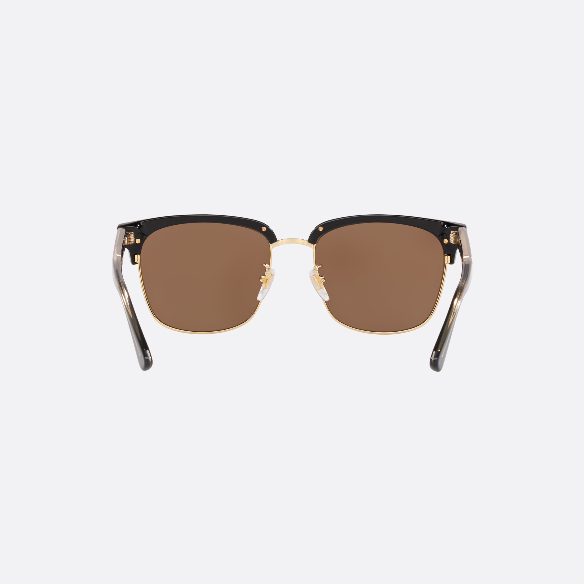 Gucci 56mm Black Rectangular Man Sunglasses - Side View