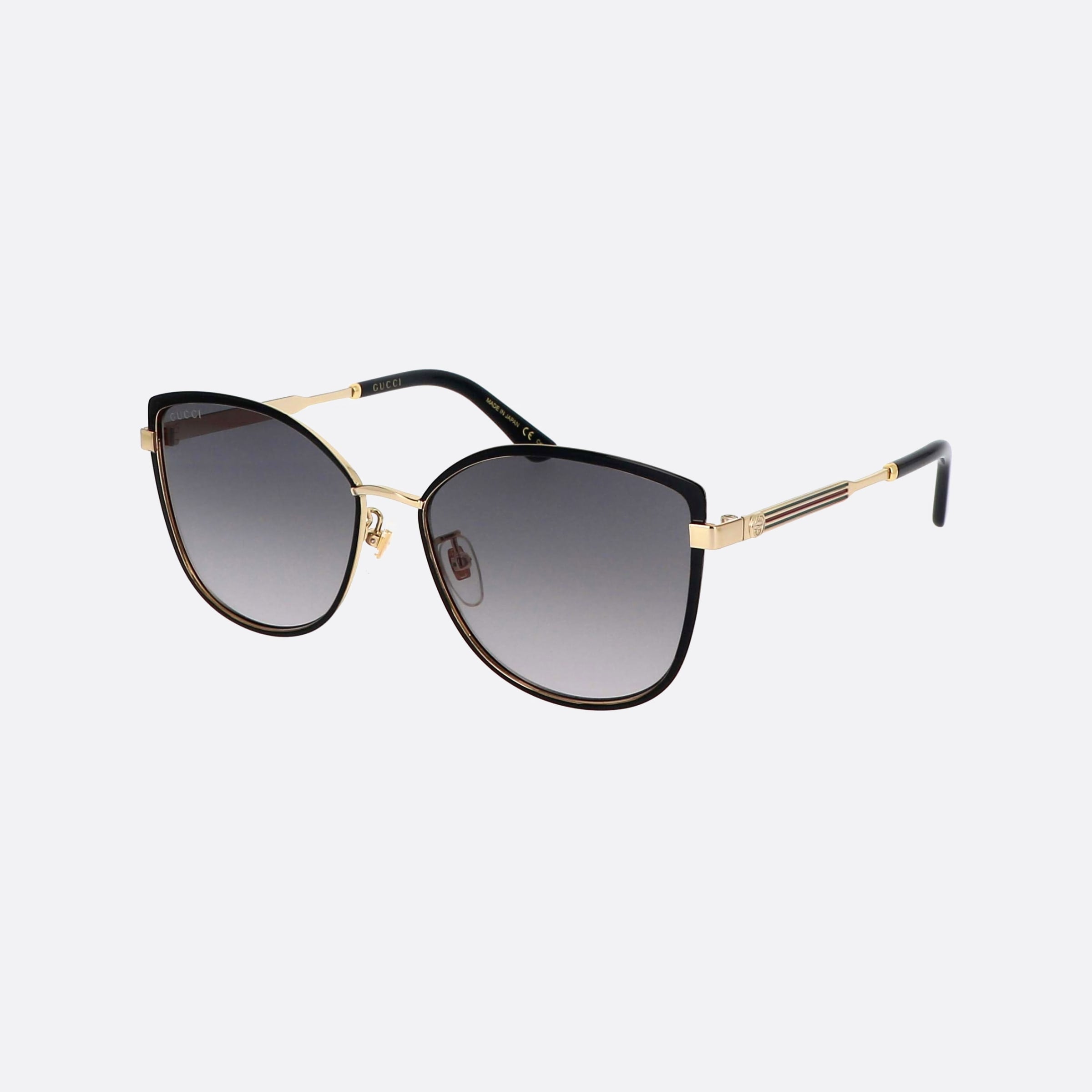 Gucci 57mm Gg0589sk Black Butterfly Unisex Sunglasses - Main View