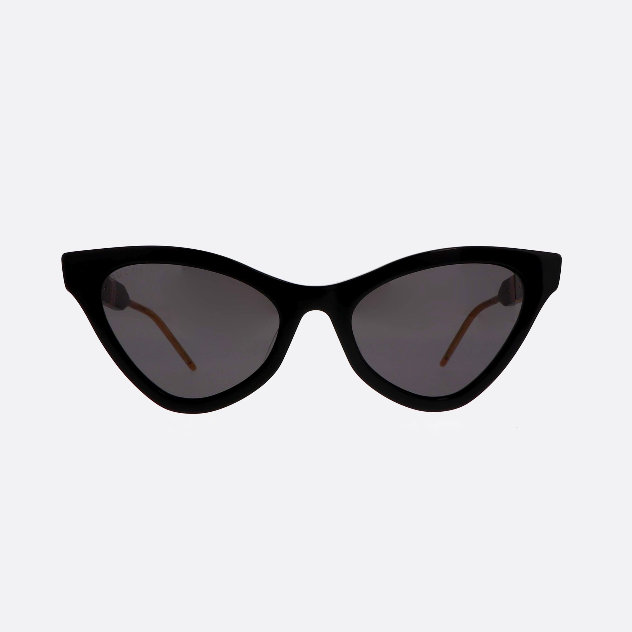 Gucci 55mm Black Cat Eye Woman Sunglasses - Side View