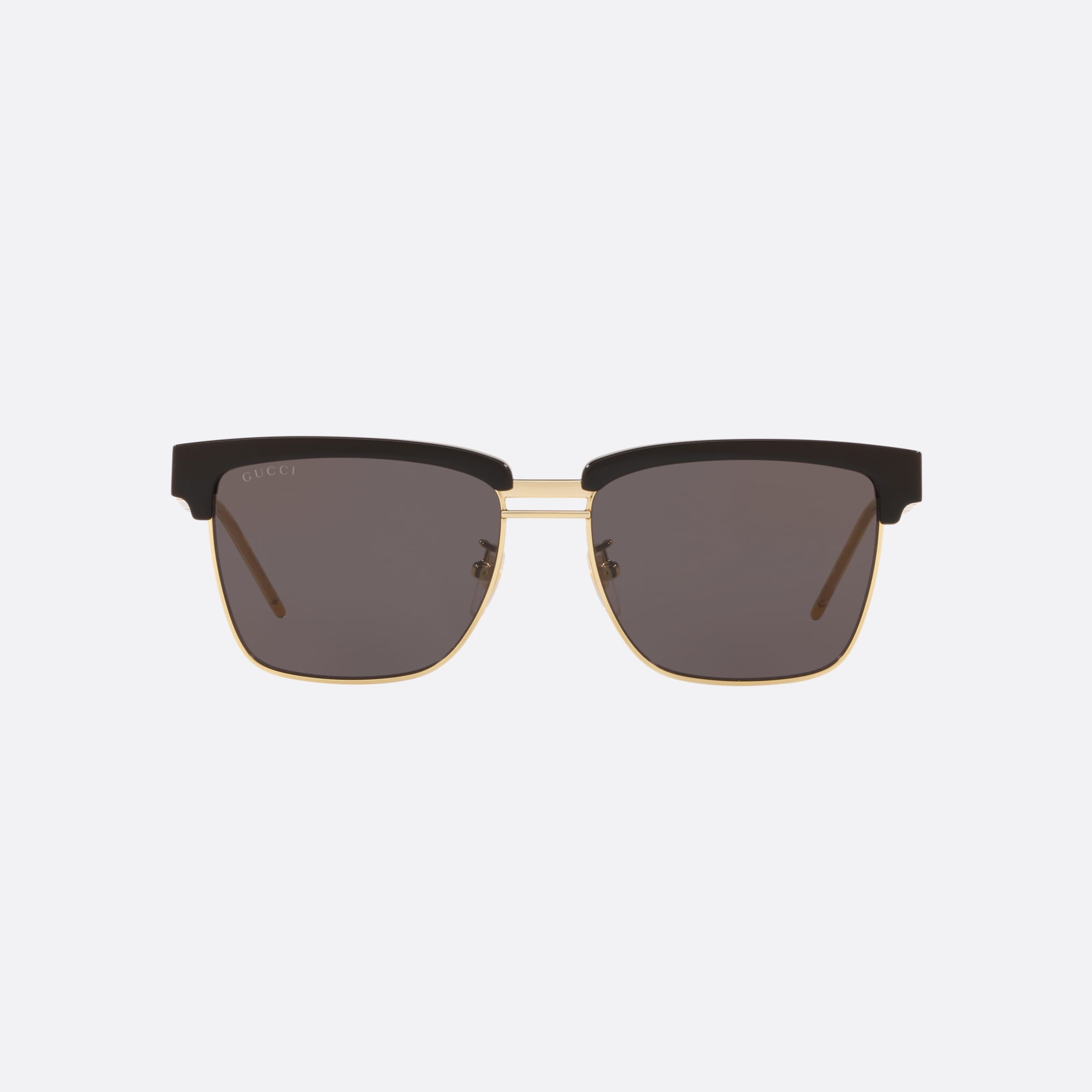 Gucci 56mm Black Rectangular Man Sunglasses - Lifestyle Shot