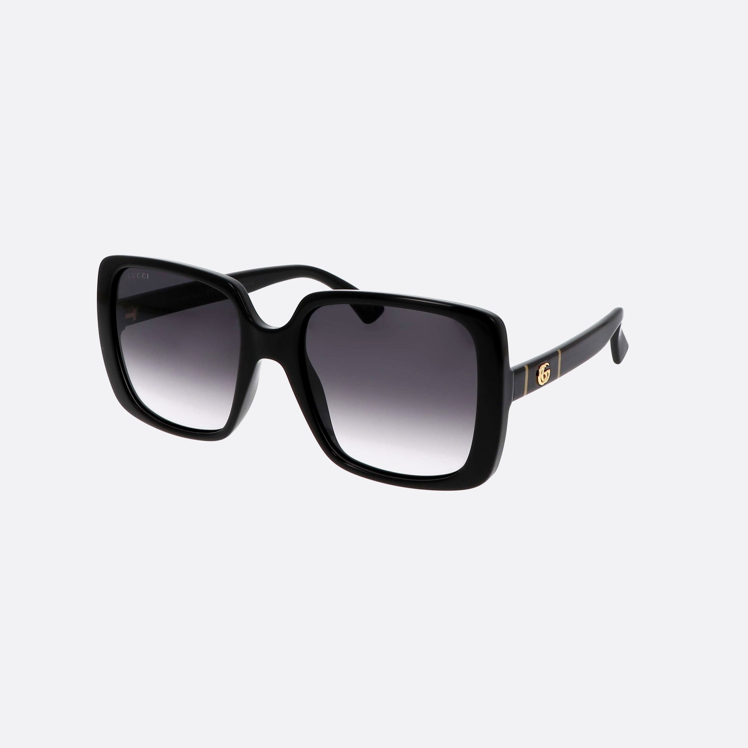 Gucci 56mm Black Oversize Woman Sunglasses - Main View