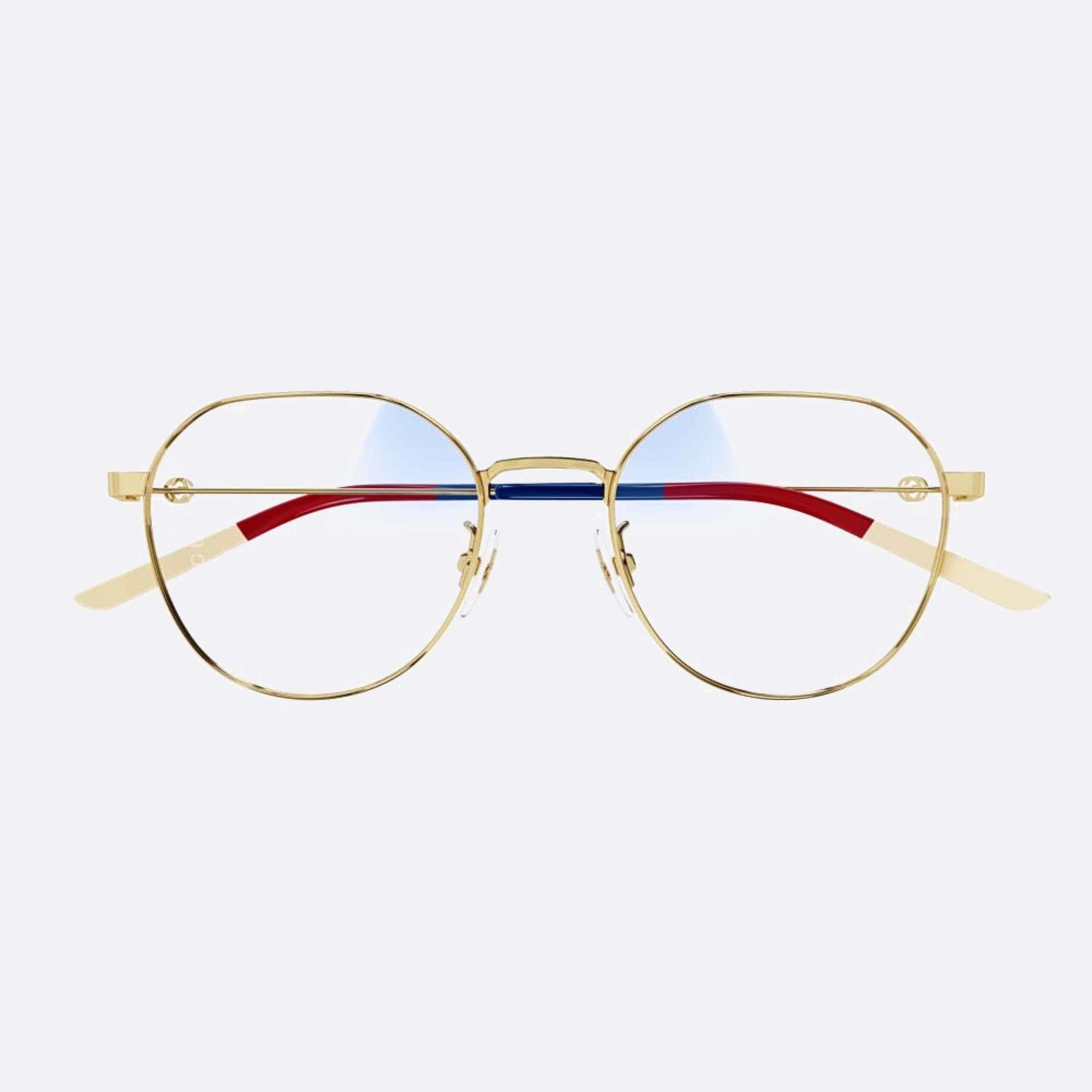 Gucci 51mm Aqx Gold Round Photochromic Woman Sunglasses - Main View