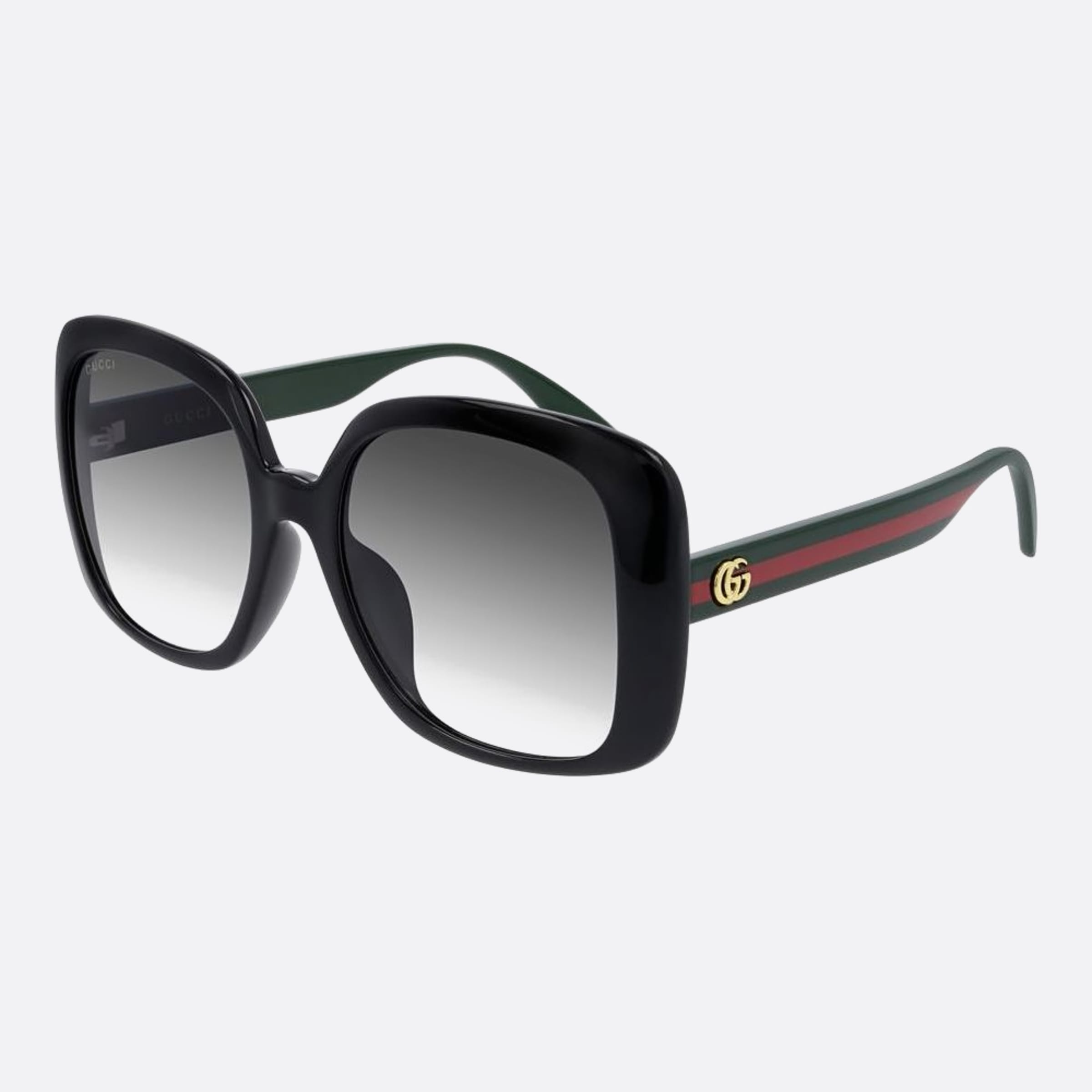Gucci 56mm Gg0714sa Black Oversize Woman Sunglasses - Side View