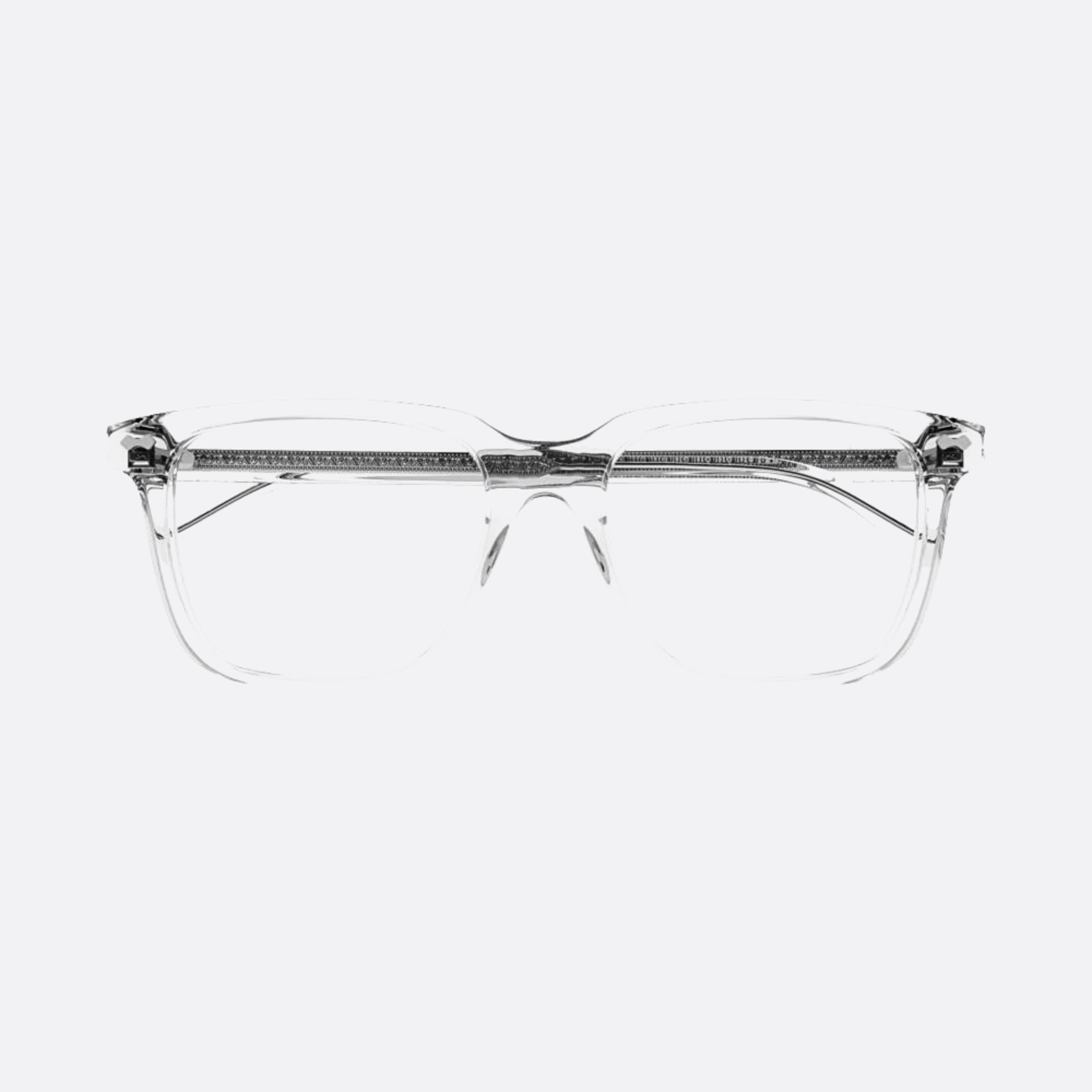 Gucci 53mm Transparent Squared Man Eyeglasses - Main View
