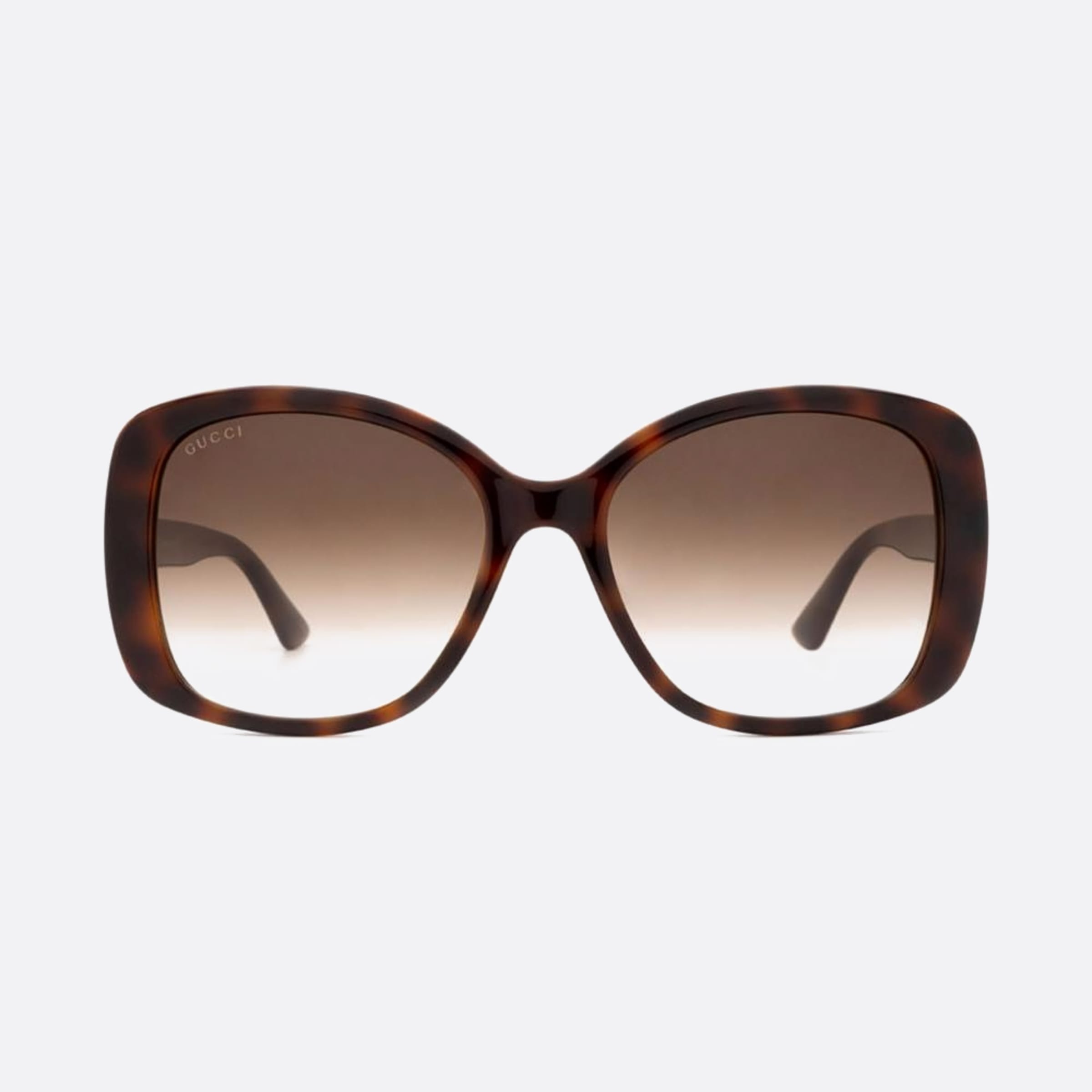 Gucci 56mm Havana Butterfly Woman Sunglasses - Main View