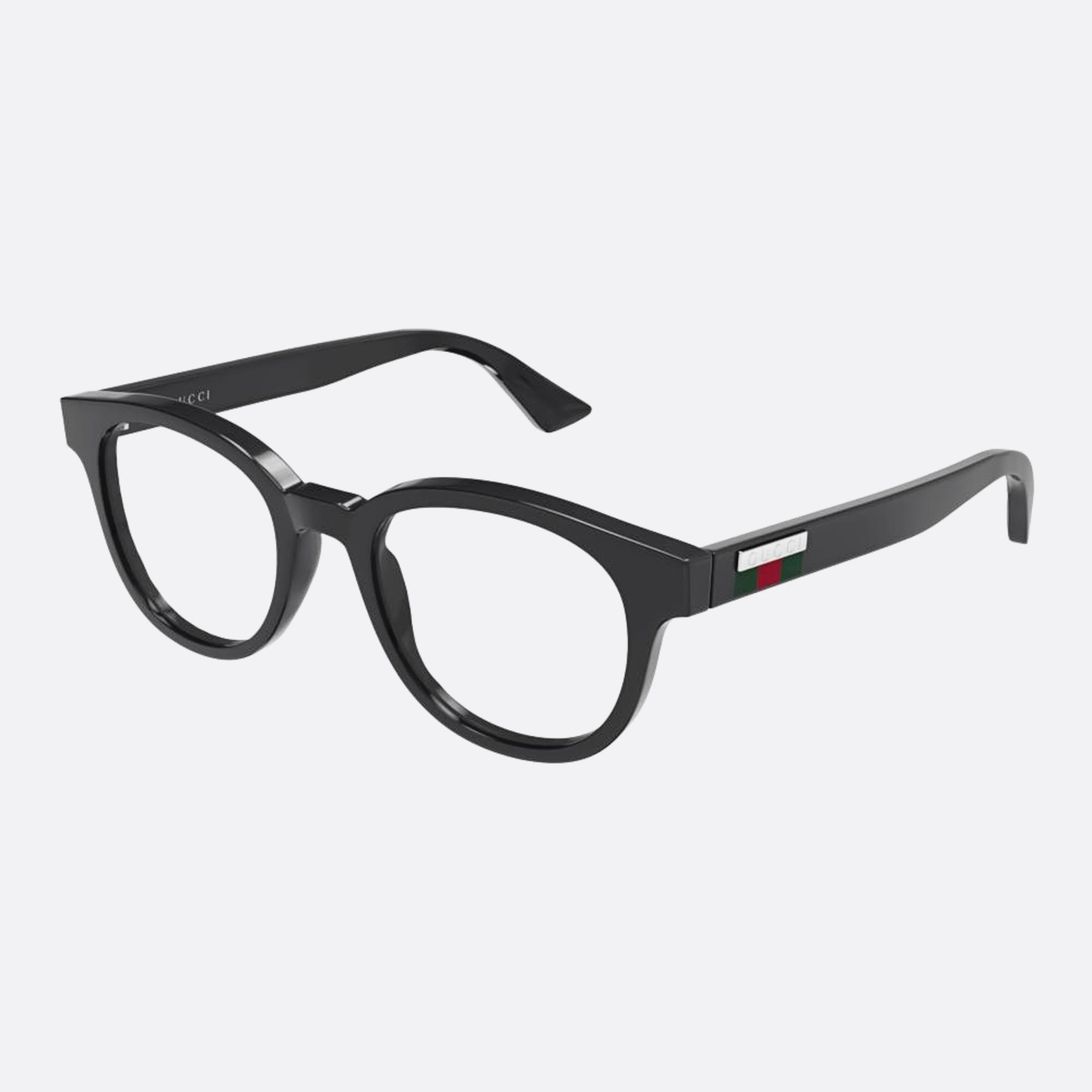 Gucci 50mm Dgy Grey Geometric Man Eyeglasses - Side View