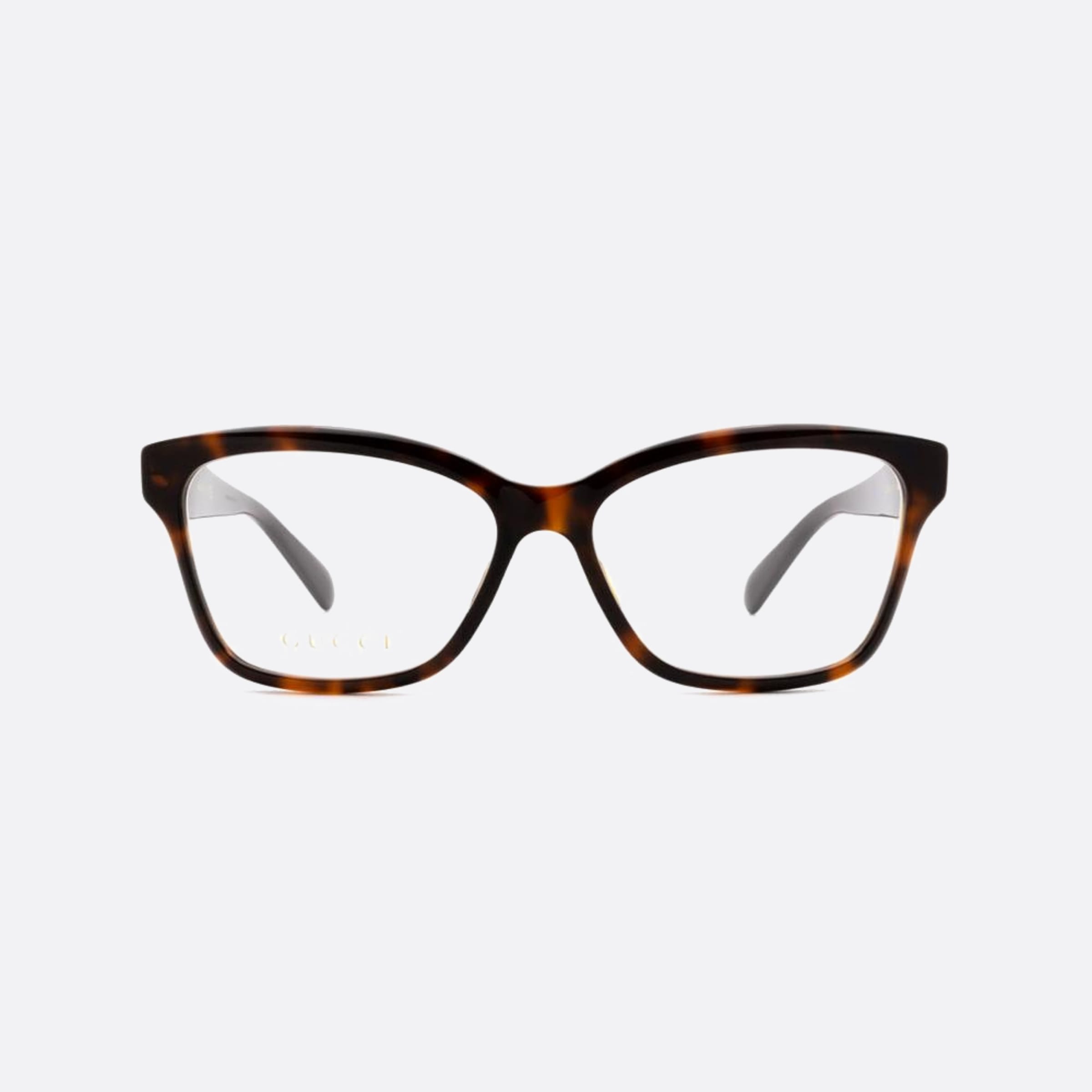 Gucci 55mm Havana Geometric Woman Eyeglasses - Main View