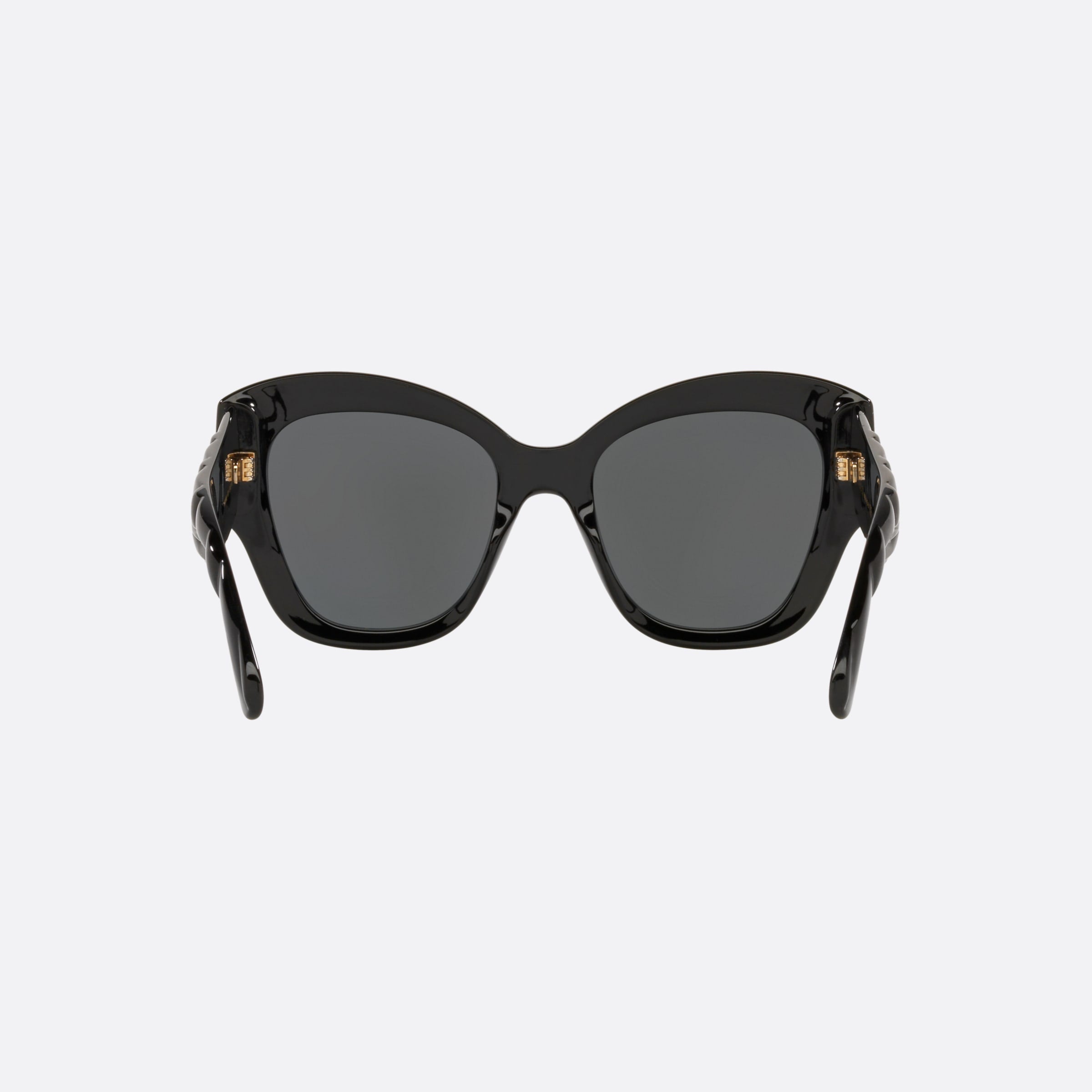 Gucci 53mm Black Cat Eye Woman Sunglasses - Side View