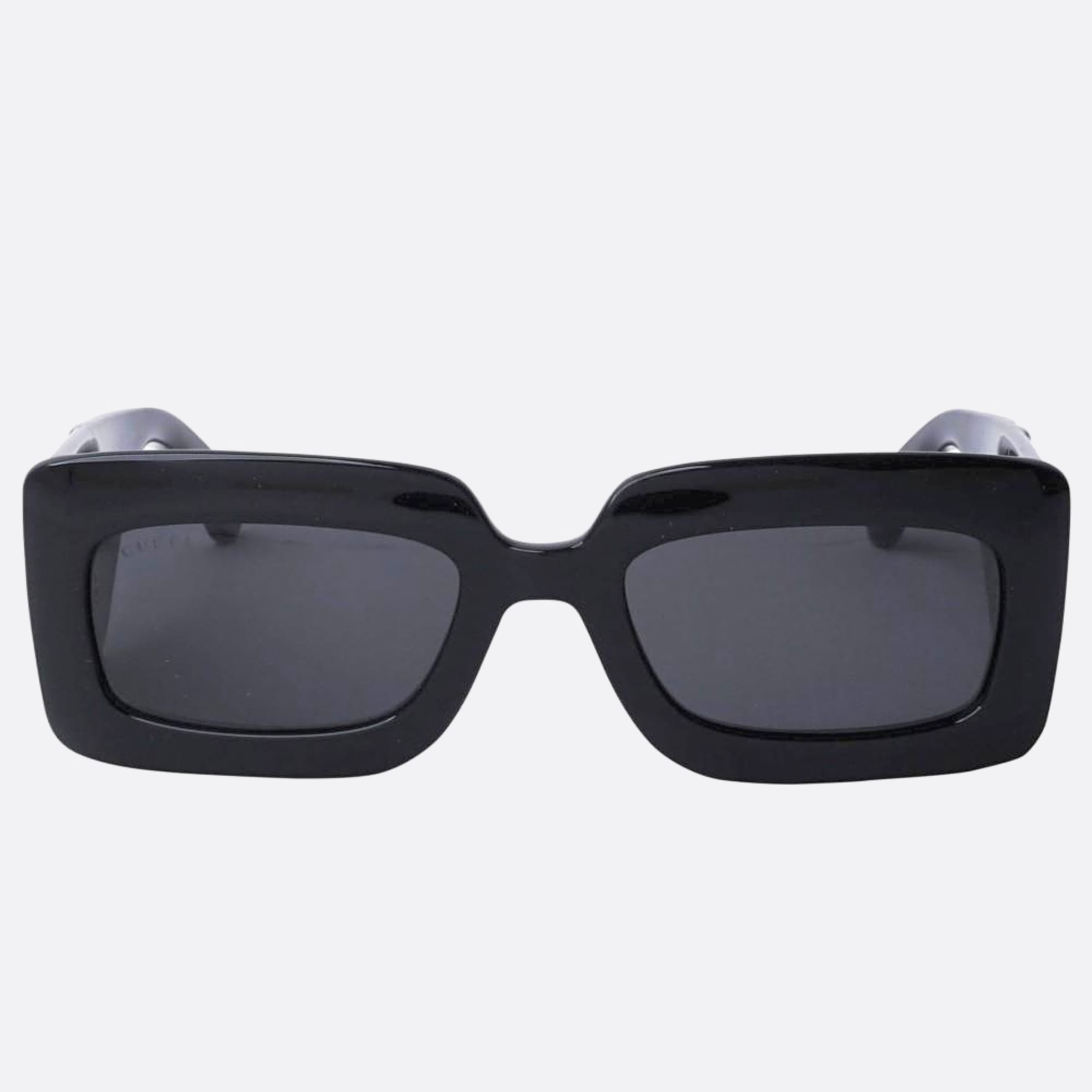 Gucci 53mm Black Geometric Woman Sunglasses - Main View