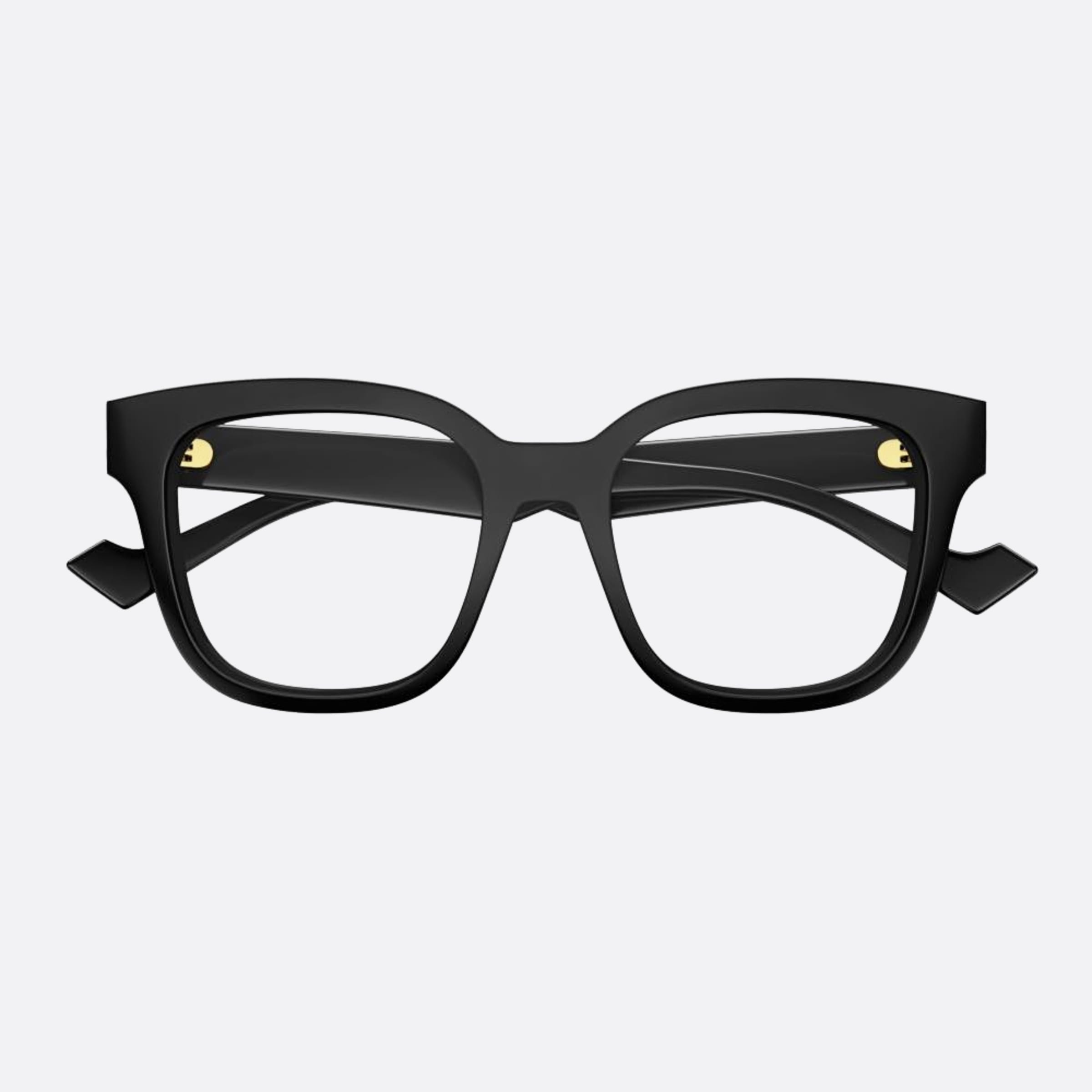 Gucci 52mm Black Geometric Woman Eyeglasses - Main View