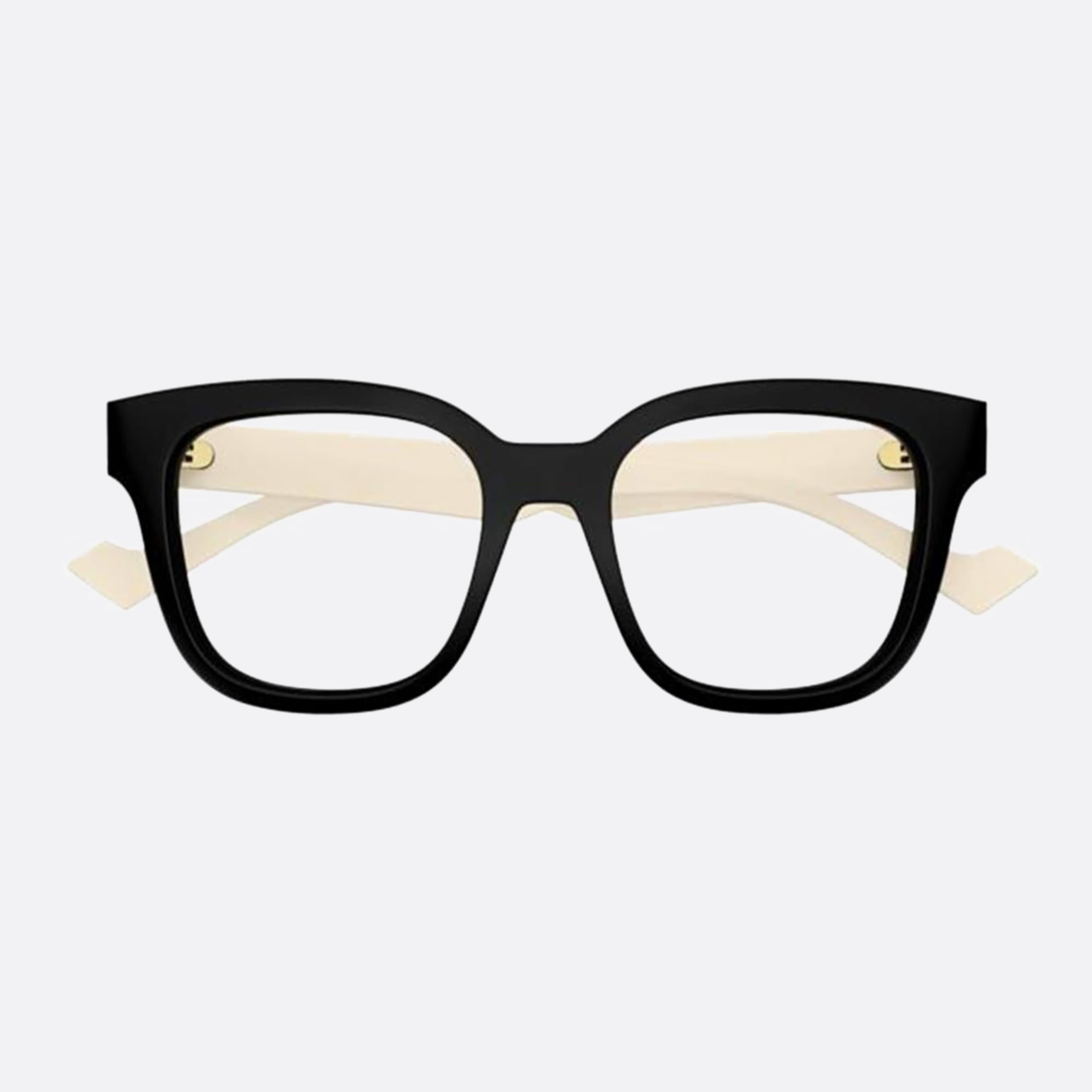 Gucci 52mm Black Geometric Woman Eyeglasses - Main View