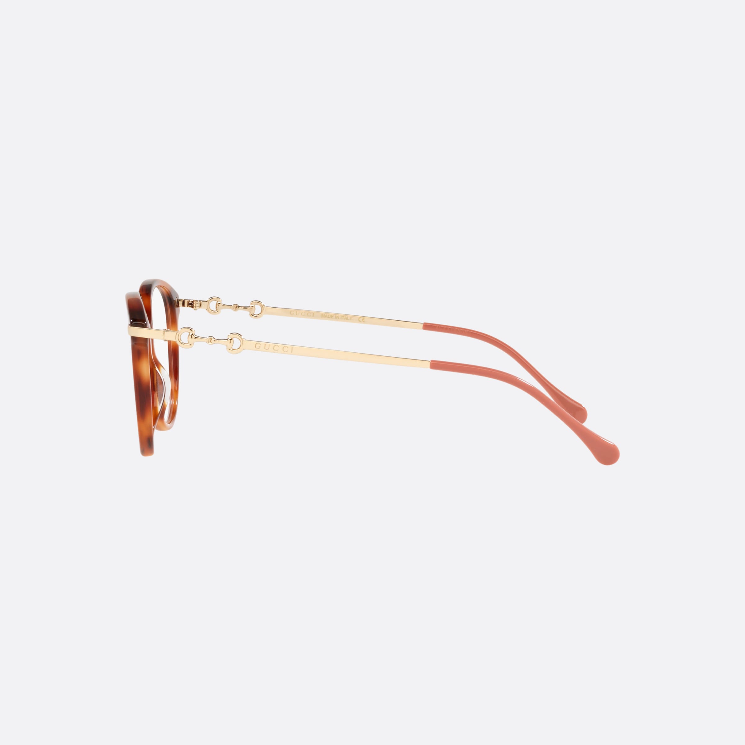 Gucci 53mm Black Cat Eye Women Eyeglasses - Detail View