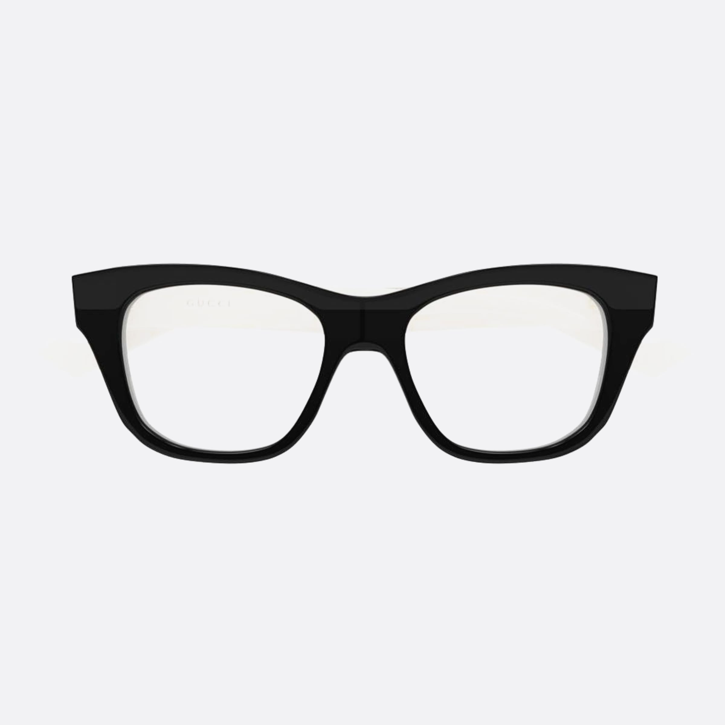 Gucci 52mm Black Geometric Woman Eyeglasses - Main View