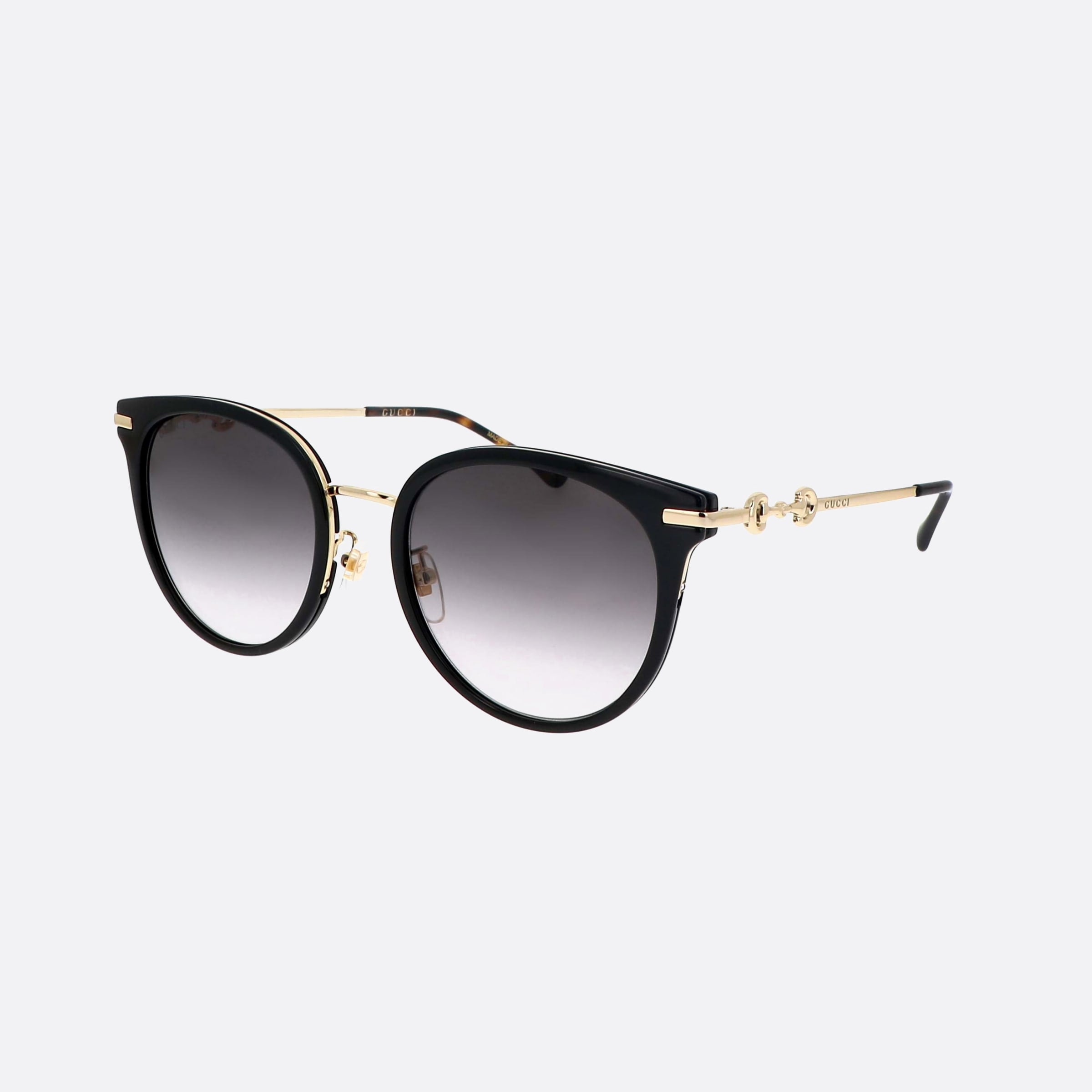 Gucci 56mm Gg1015sk Black Oval Unisex Sunglasses - Main View