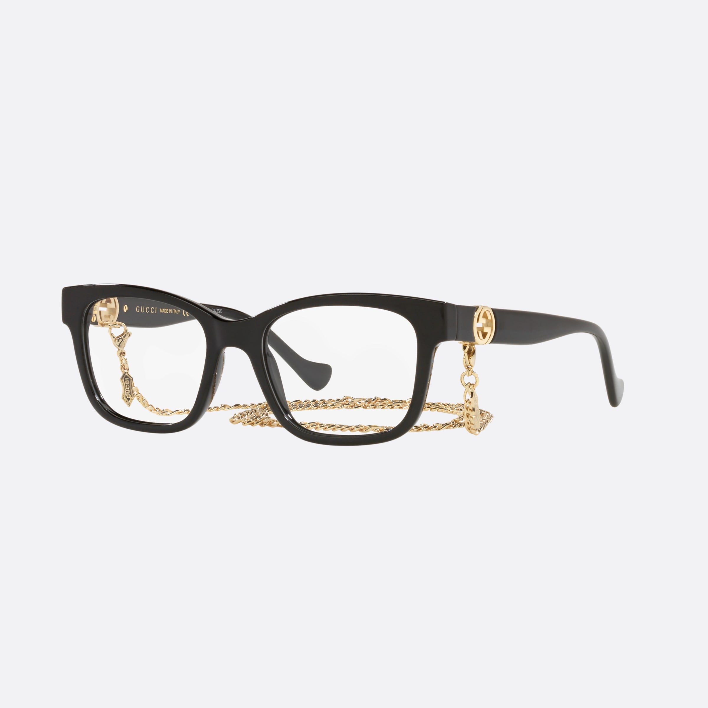 Gucci 51mm Havana Rectangular Woman Eyeglasses - Main View