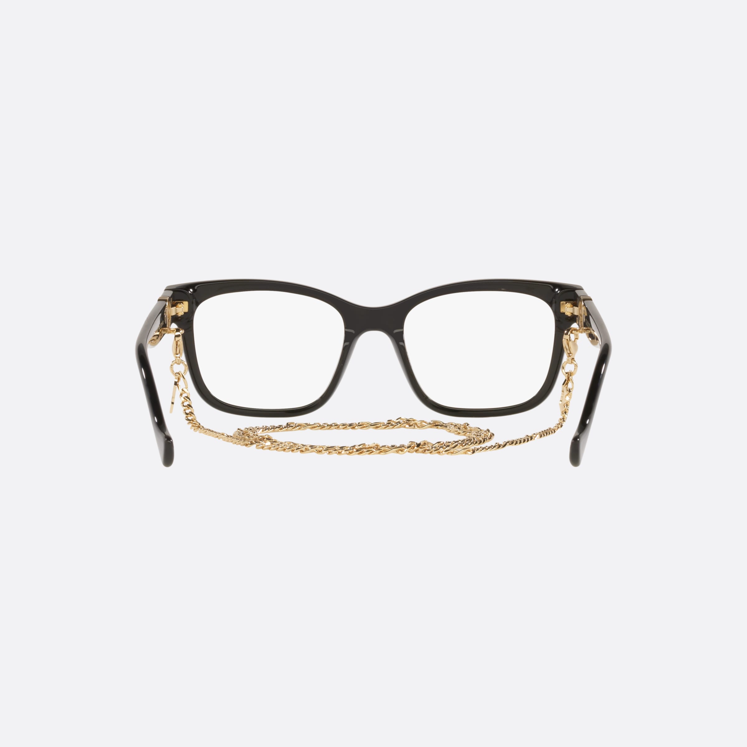 Gucci 51mm Havana Rectangular Woman Eyeglasses - Side View