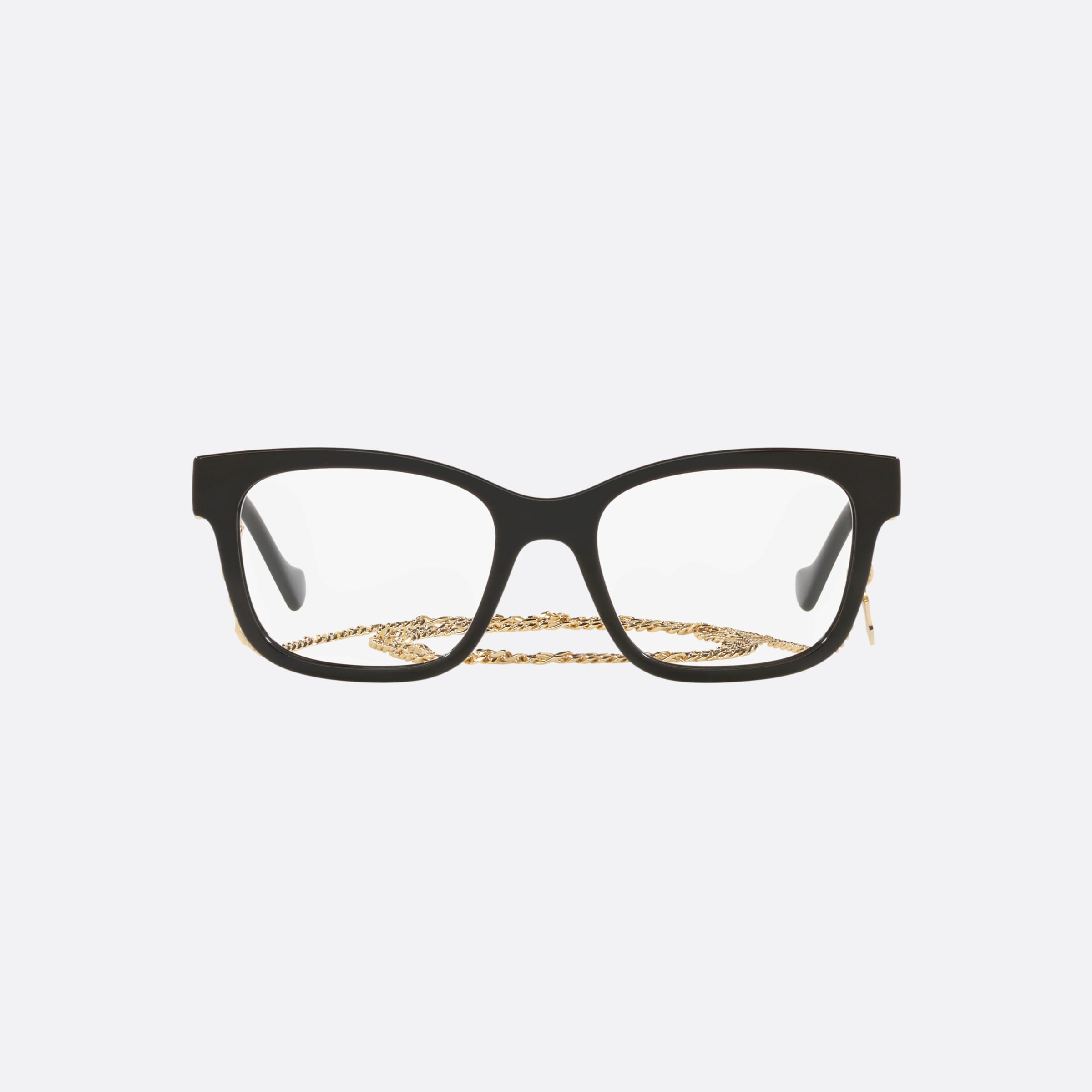 Gucci 51mm Havana Rectangular Woman Eyeglasses - Lifestyle Shot